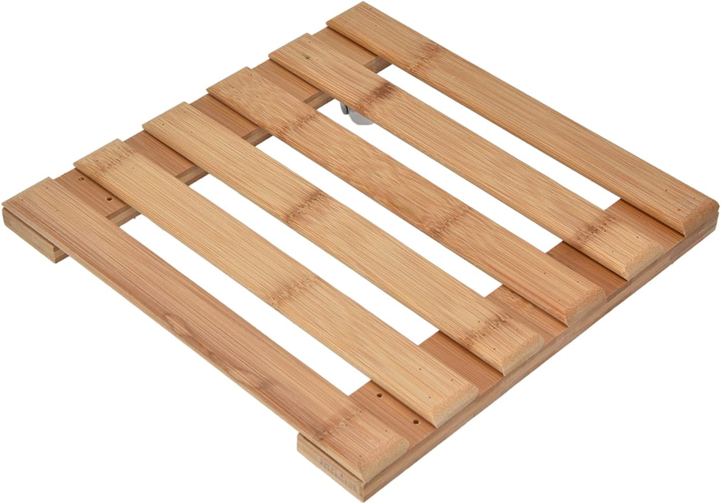 Square Plant Roller Stand 360&deg; Removable Caster Wheel Garden Tool Rack for Flower Pot 25X25Cm S image number 6