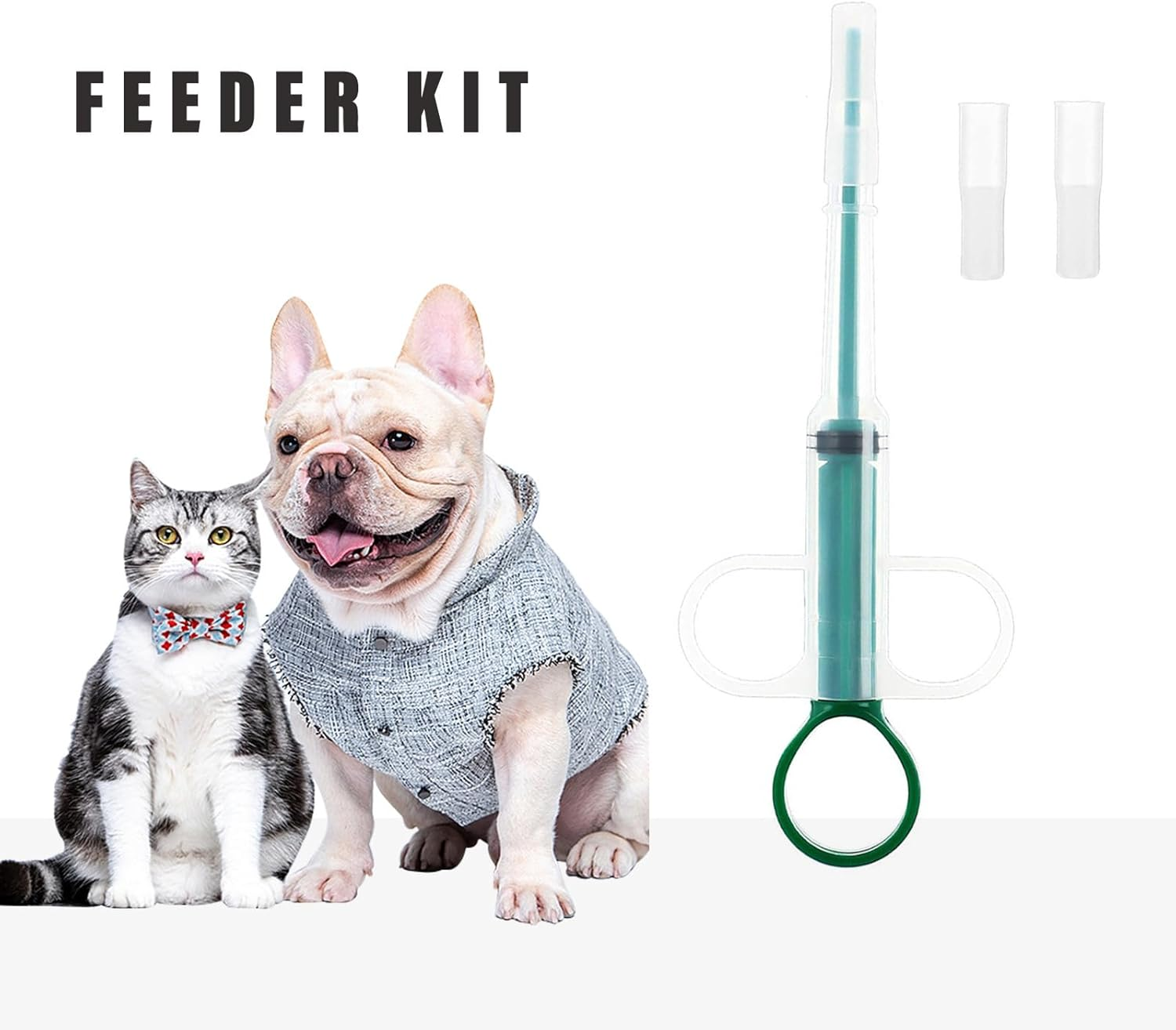 Cozioz Pill Shooter for Small Cats & Dogs, Soft Tip Medicine Dispenser, Easy Pill Administration Feeder for Pets