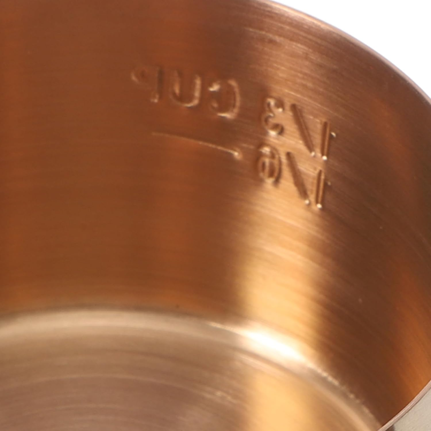 SEWACC Stainless Steel Espresso Measuring Cup 80Ml with Pour Spout Rose Gold Metal Creamer Jug for Coffee Bar and Milk Frothing Accessories image number 5