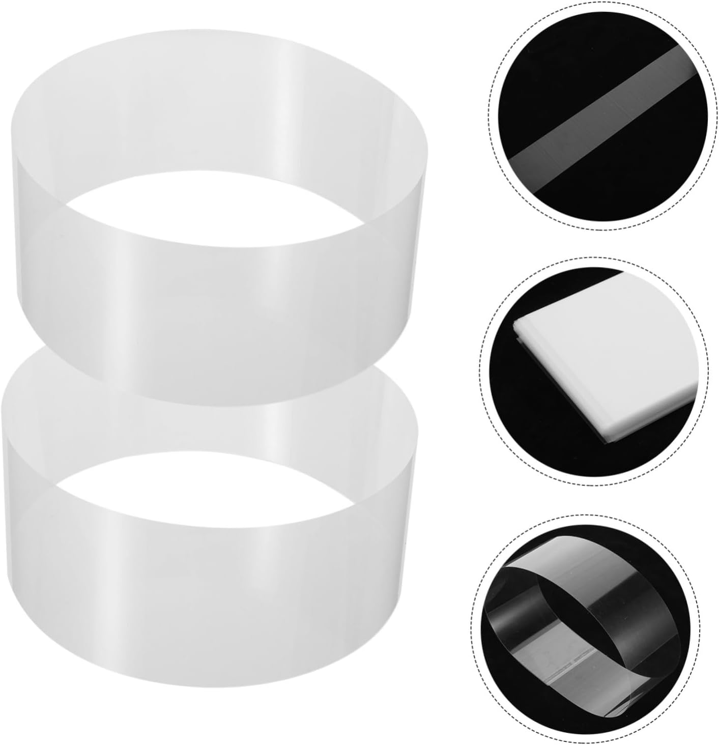 100Sheets Cake Collar for Birthday Cake Decorations DIY Baking Supplies image number 4