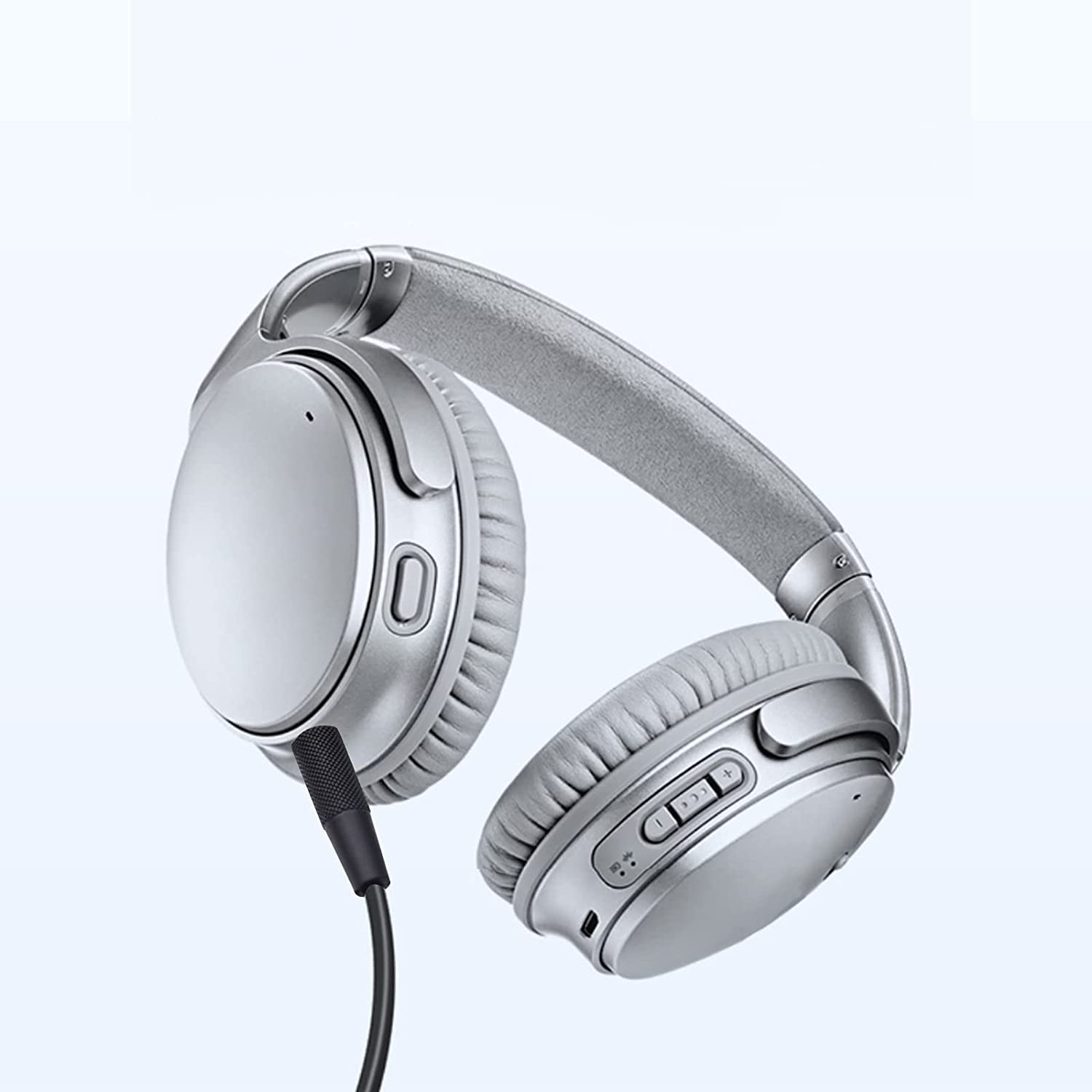 2.5Mm to 3.5Mm AUX Cable Audio Cord Compatible with Synchros E40BT E50BT J56BT E45BT E55BT E65BTNC ELITE750NC Duetbt Duetnc LIVE400BT LIVE500BT TUNE600BTNC LIVE650BTNC S400BT Headphones