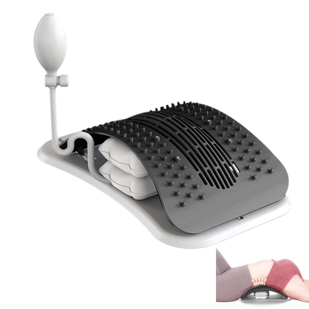 Lumbar Reliever,Back Stretcher,Lumbar Spine Correction Tool,Spinal Stretcher,Body Massager,For Back Massager and Spinal Decompression,Prevention Scoliosis image number 2