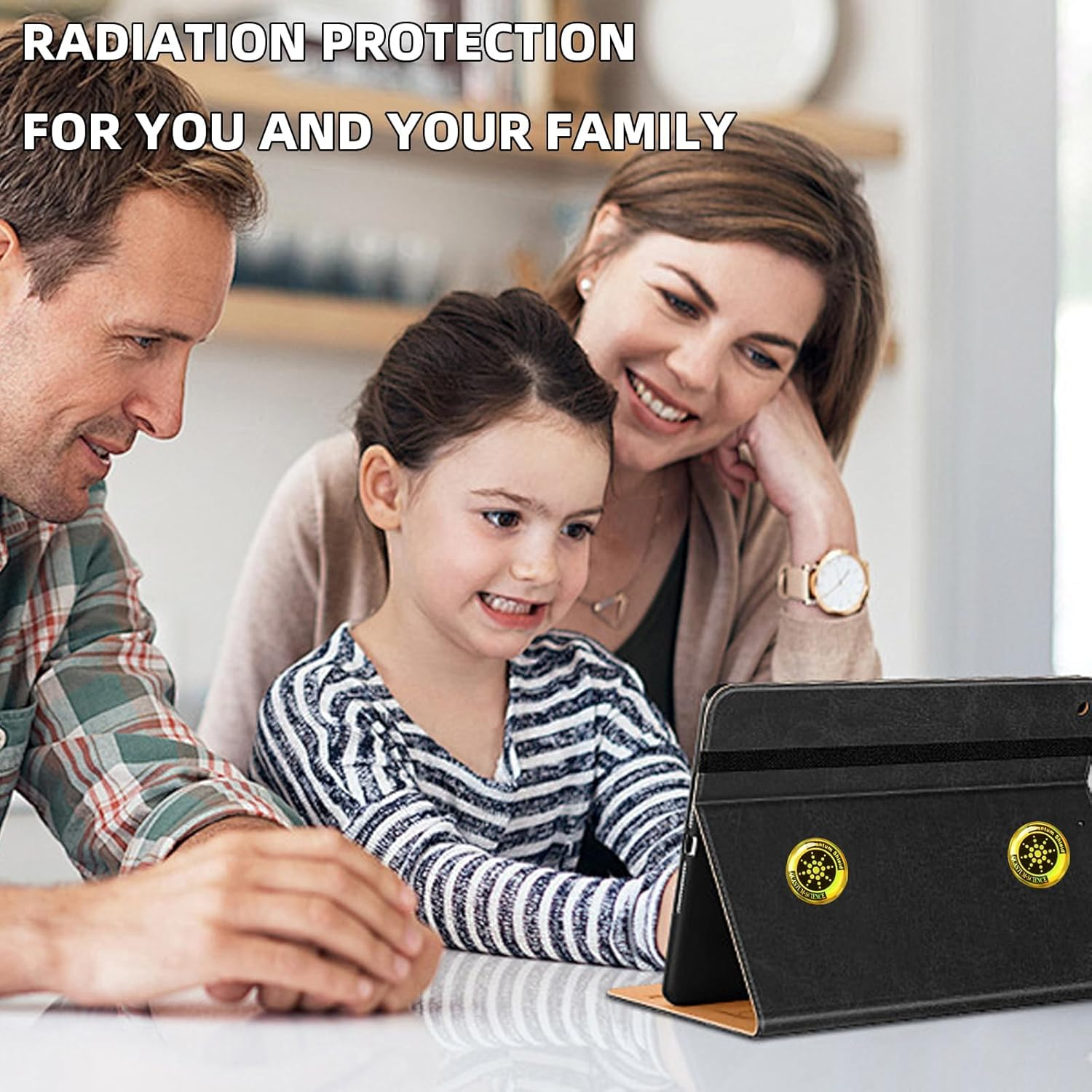 EMF Stickers Blocker Neutralize Shield Protection - 6Pcs EMF Blocker for Cell Phone/Laptops/Tv/Electronic Devices, Quantum Shield Stickers for Wifi/5G Radiation Protection (6, Silver) image number 1