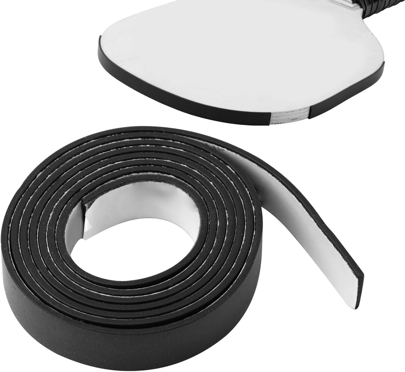 Gosknor Tungsten Tape, 0.39 Inch Width 50G Roll Weight Adhesive Lead Tape for Pickleball Paddles Customizable Alternative Weighted Tape for Pickleball Paddles, Black image number 2