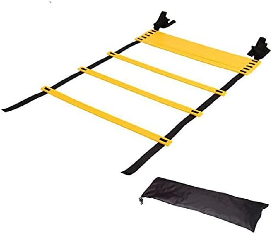 SPPHOENIX 7M Agility Speed Ladder for Sports Training - Soccer, Football, Fitness Trainer with Adjustable Rungs, Carry Bag Included image number 2