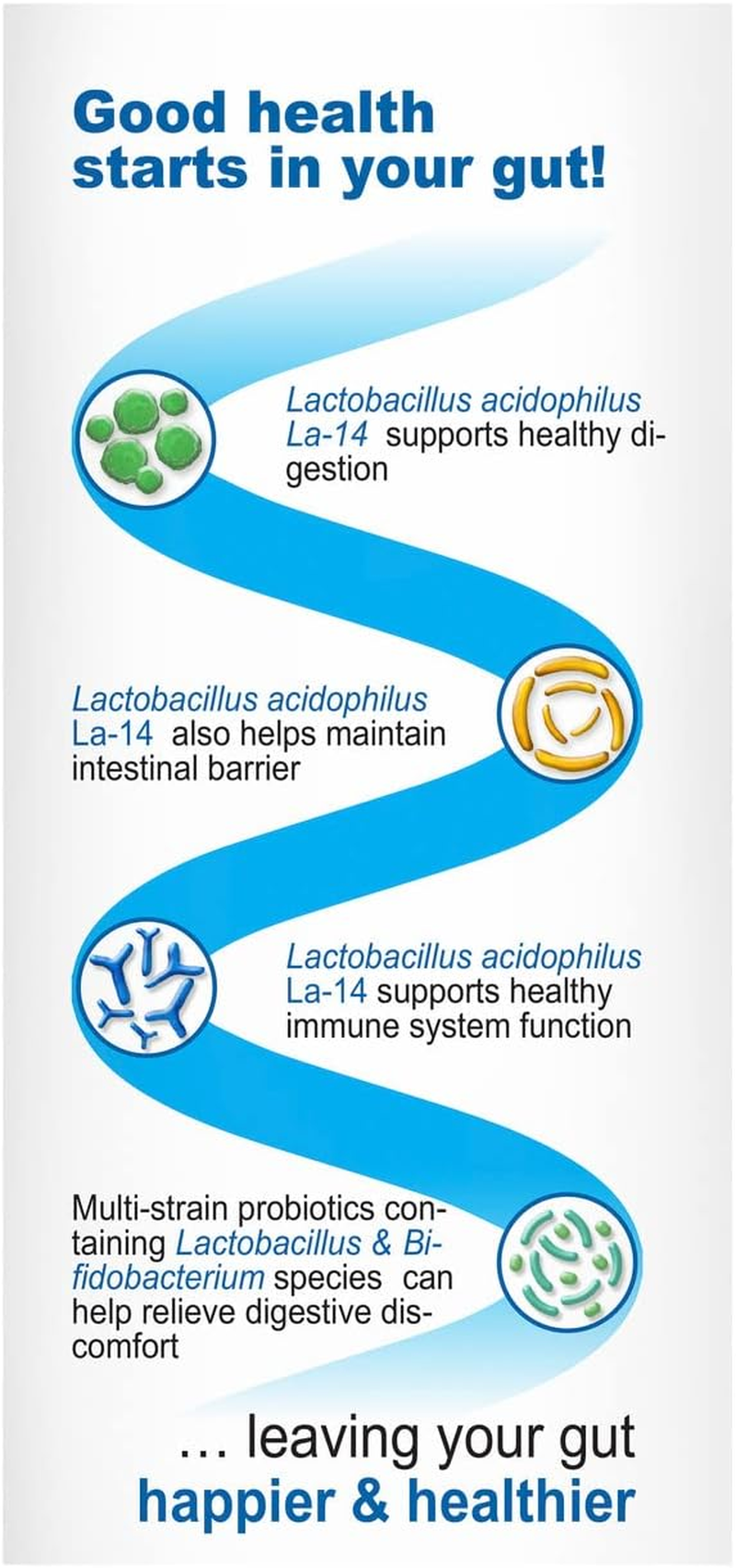 Naturopathica Gastrohealth Dairy Free Probiotic Supplement 30 Capsules image number 3