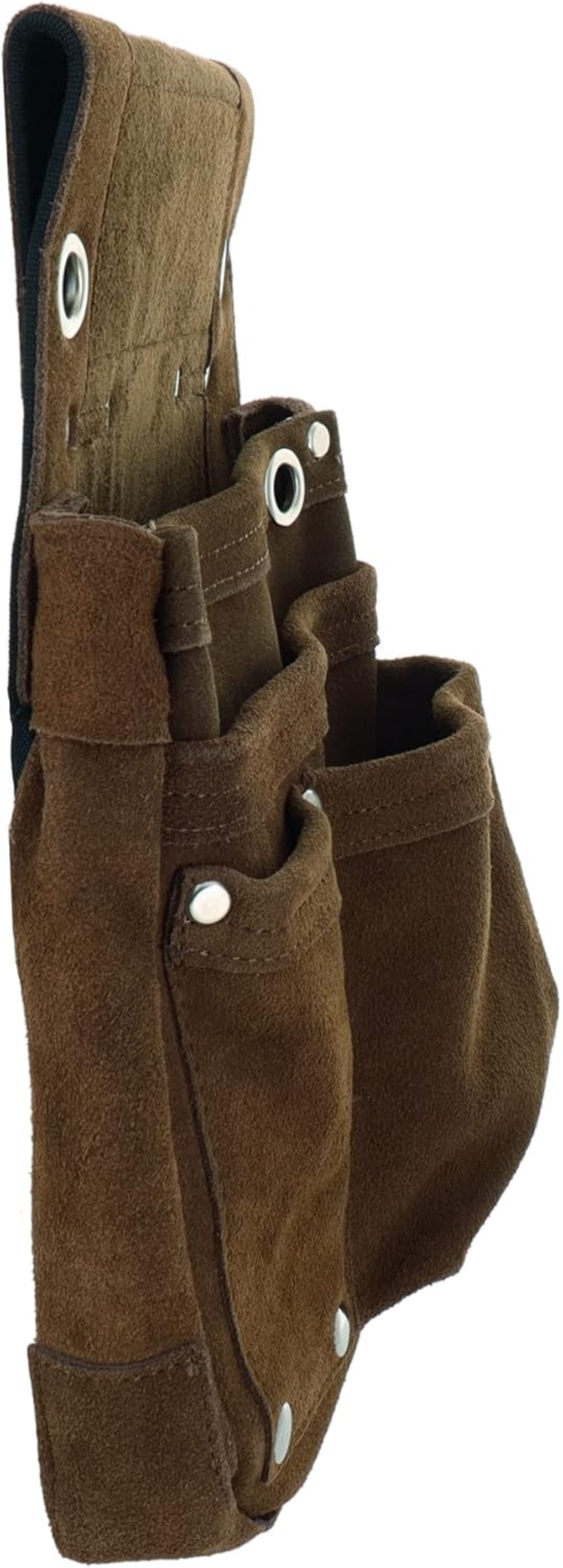 Sankyo Corporation DBLTACT Suede Genuine Leather Nail Bag, 2 Tiers image number 5