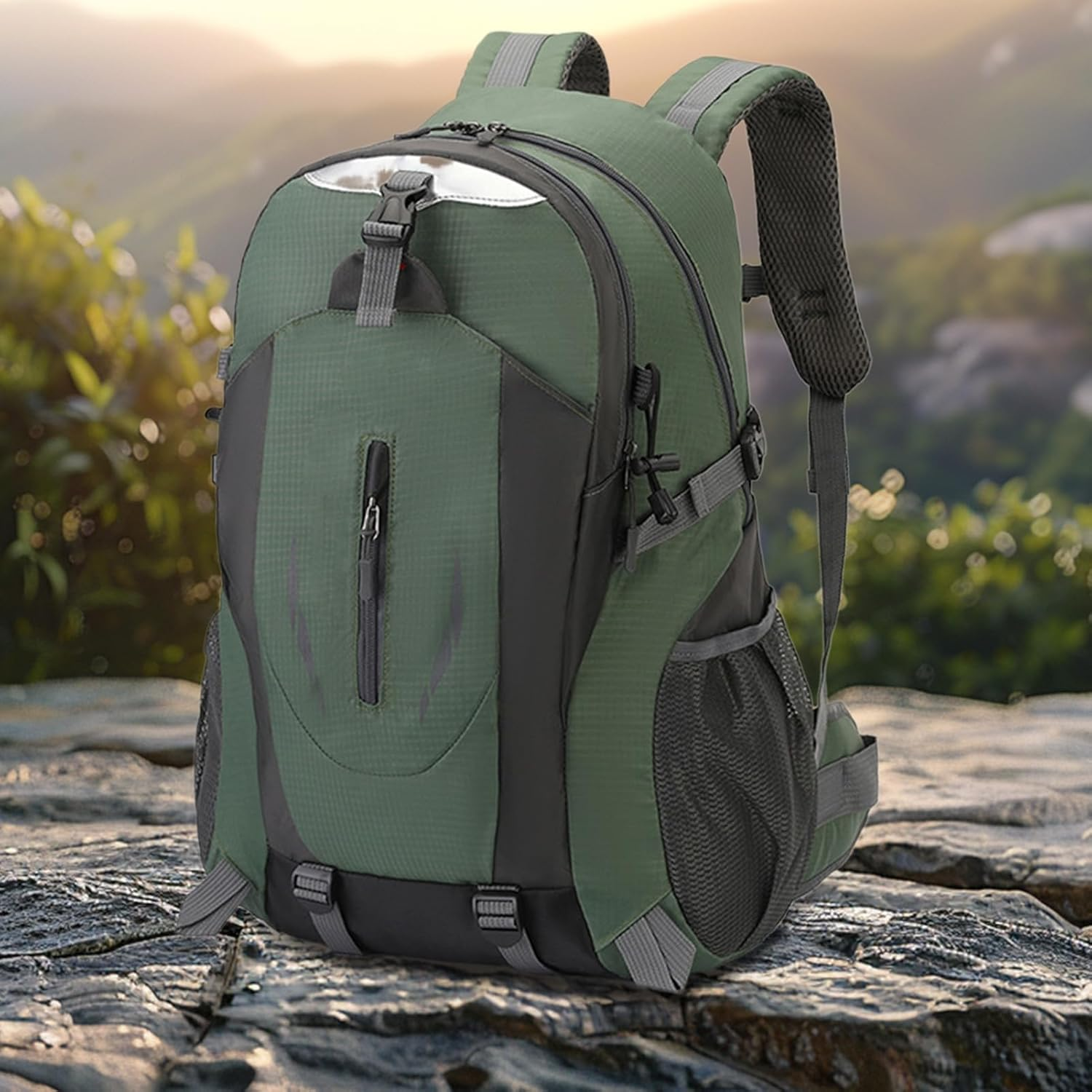 Hiking Backpacking Packs - Hiking Pack Outdoor Backpack,Waterproof Rucksack Large Storage Organizer for Mountaineering Trekking Travel Outdoor Sports Climbing Cycling image number 4