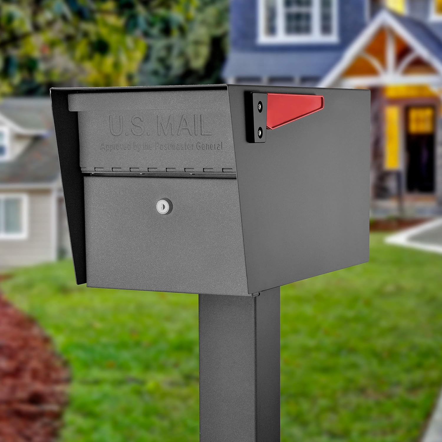 Mail Boss 7505 Mail Manager Curbside, Granite Locking Security Mailbox image number 5