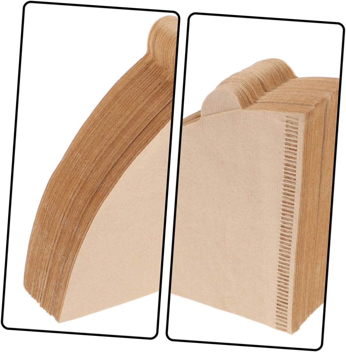 UKCOCO 100Pcs Cone Coffee Filters Paper Set Espresso Filters for Coffee Makers for Brewing Tea Easy to Use Fits Drippers Enhance Flavor image number 3