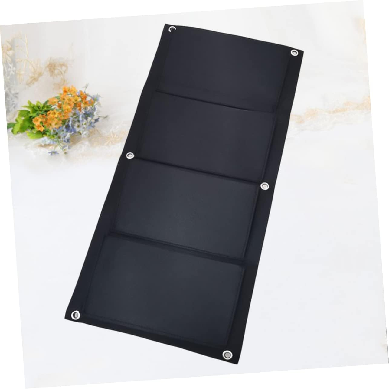 Yardwe Wall Hanging Planting Bag 4 Pockets for Compact Gardening Decor (65Cm Felt) image number 5