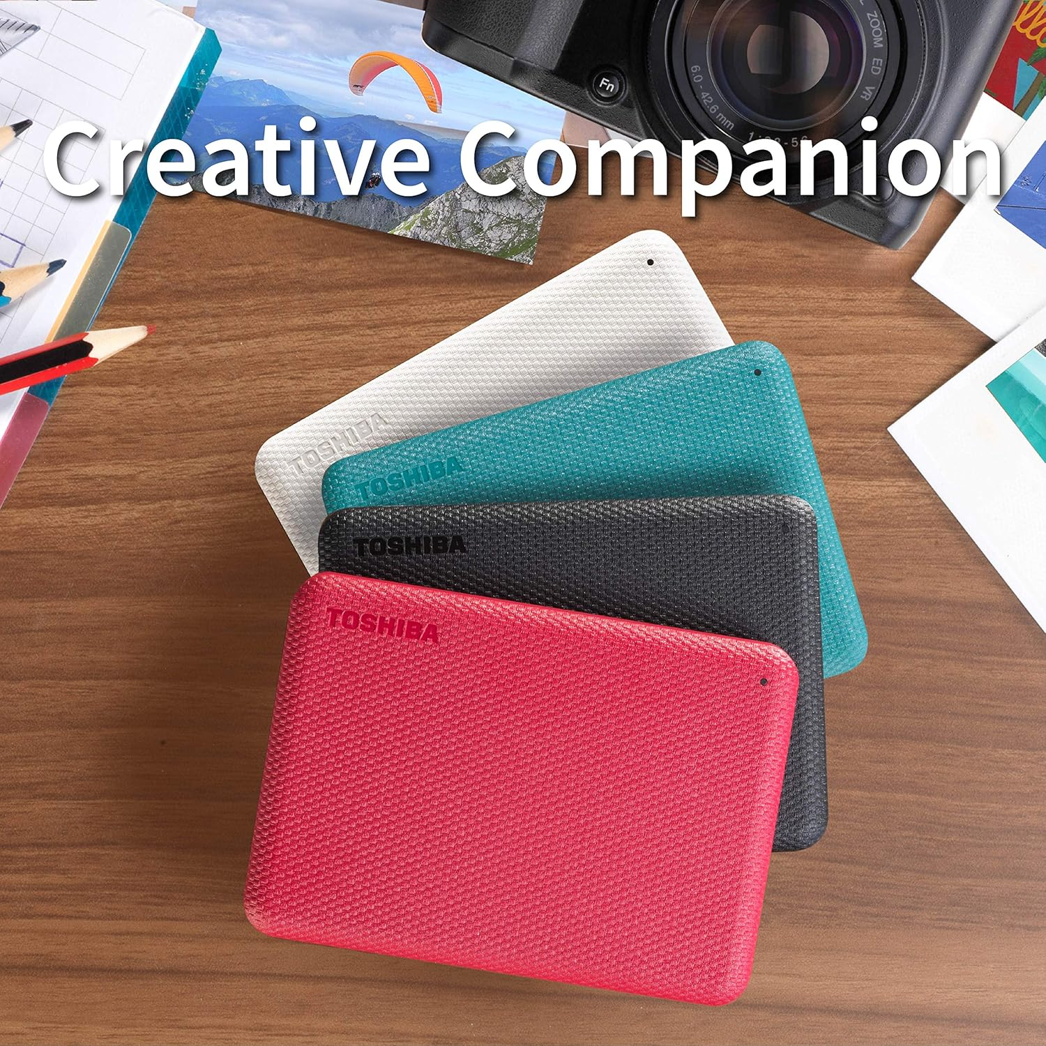 Toshiba Canvio Advance V10 4TB USB 3.0 Portable External Hard Drive, Green image number 2