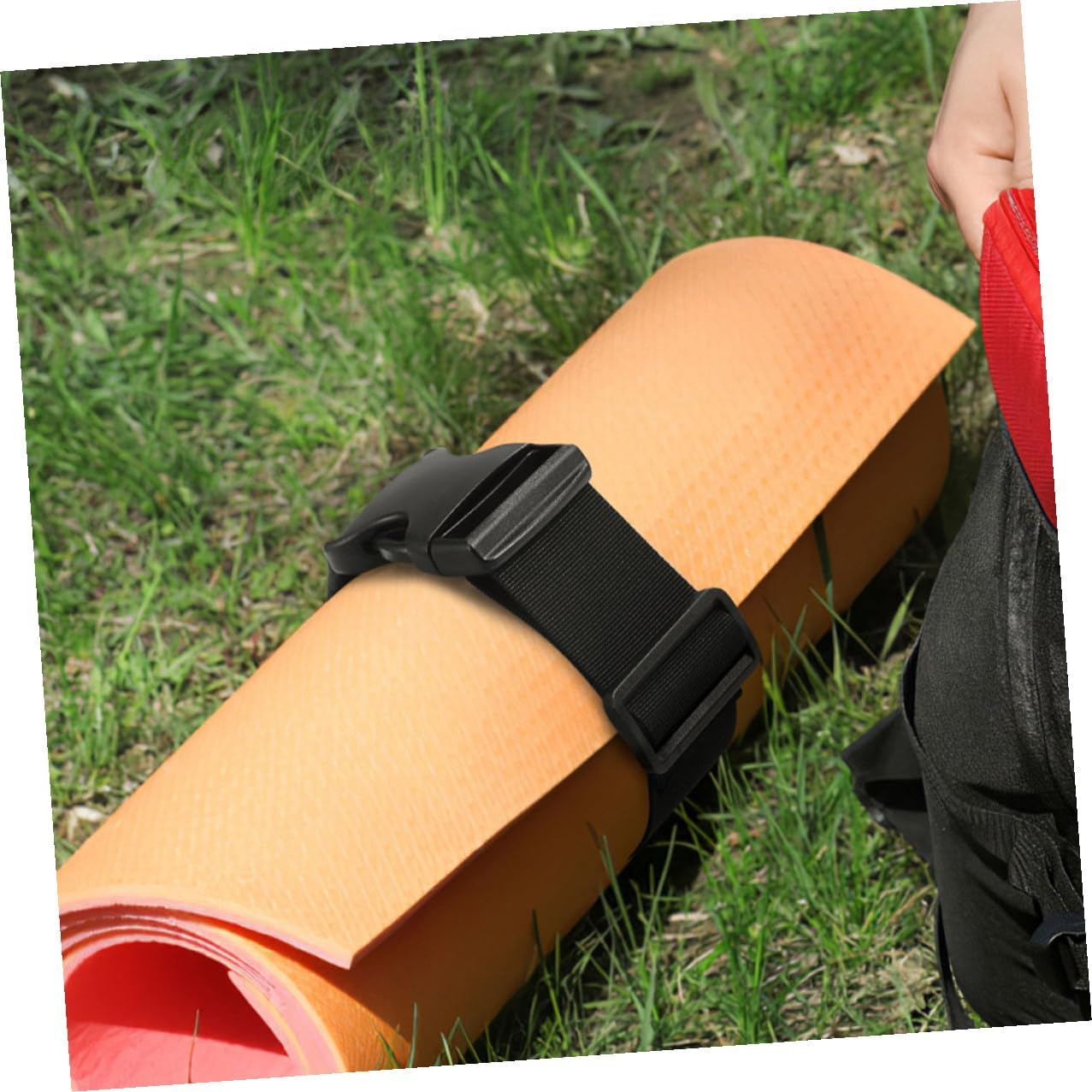 ROMISBABA 2Pcs Adjustable Luggage Buckle Straps Wide Heavy Duty Fixing Belts for Travel Camping Hiking Backpack Secure Tie down with Quick Release Buckle image number 1