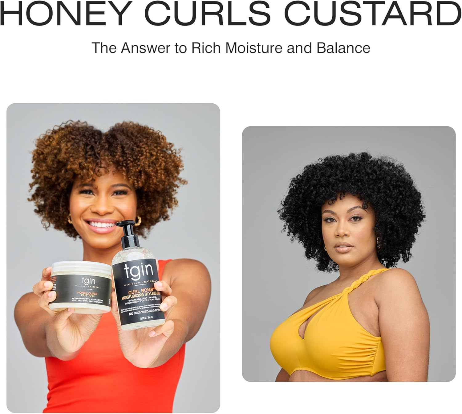 Thank God It'S Natural Honey Curls Custard - 12 Oz - for Natural, Dry, Curly, Damaged Hair