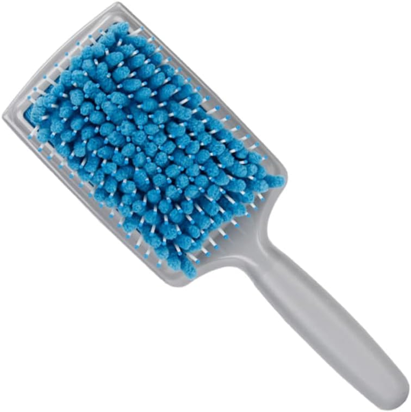 Ipetboom Hair Brush Dryer Absorbent Microfiber Bristles Fast Drying Comb Hair Drying Brush Ergonomic Handle for Comfortable to Hold