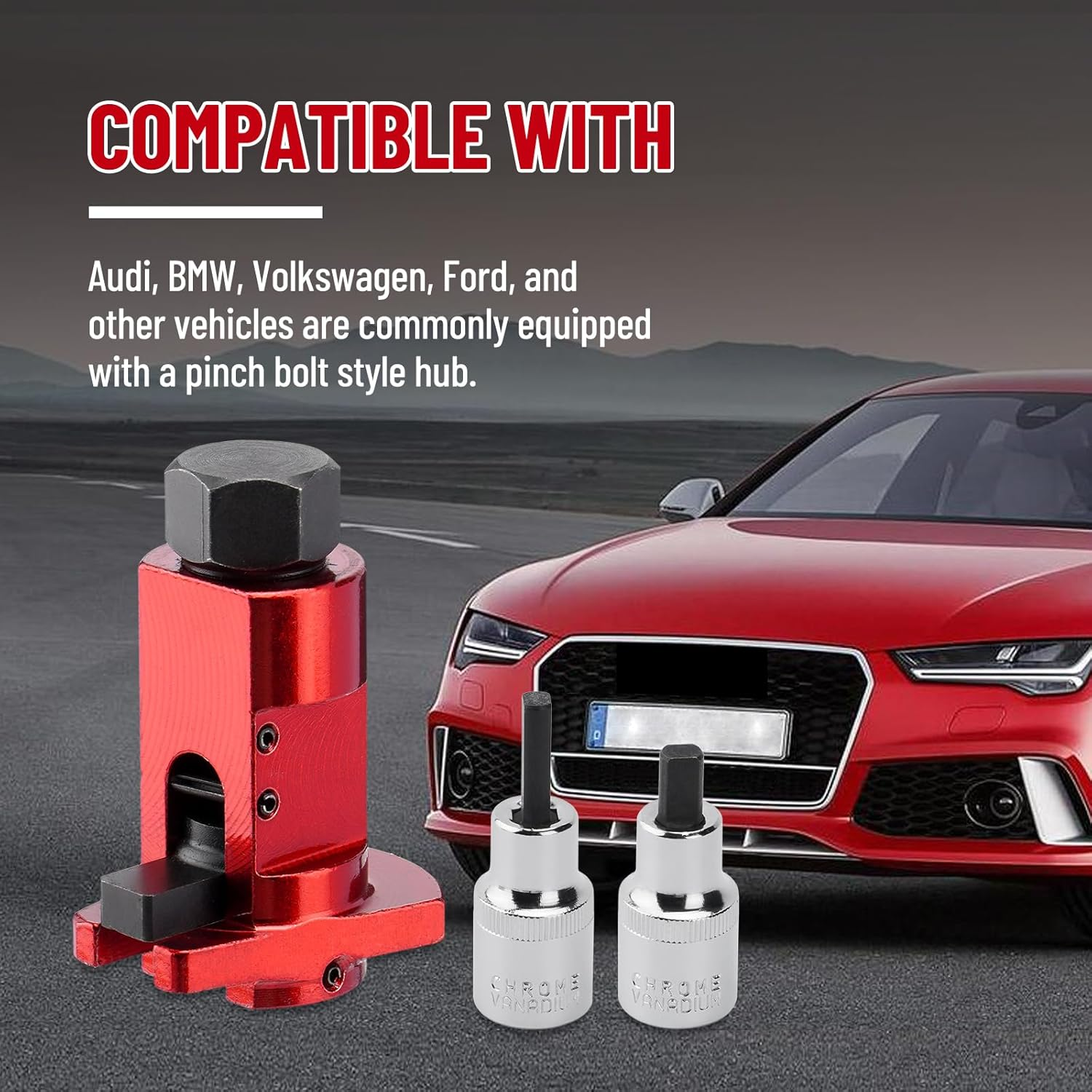 SPARKWHIZ Strut Spreader Tool, Suspension Strut Knuckle Spreader 5.0 &ndash; 10.5 Mm + Suspension Strut Spreader Socket Tool