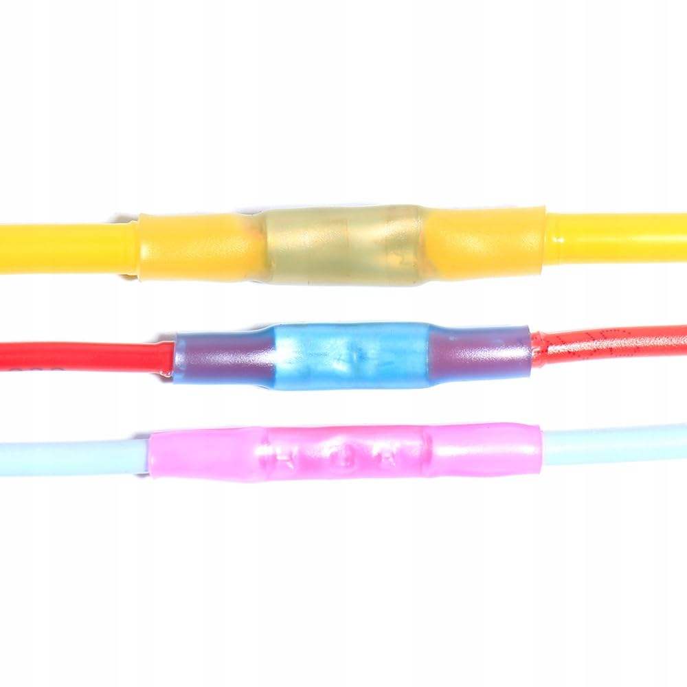 Aikoolwer 190PCS Heat Shrink Butt Wire Connector Kit Insulated Waterproof Electrical Wire Crimp Terminals Butt Splice Marine Automotive image number 4