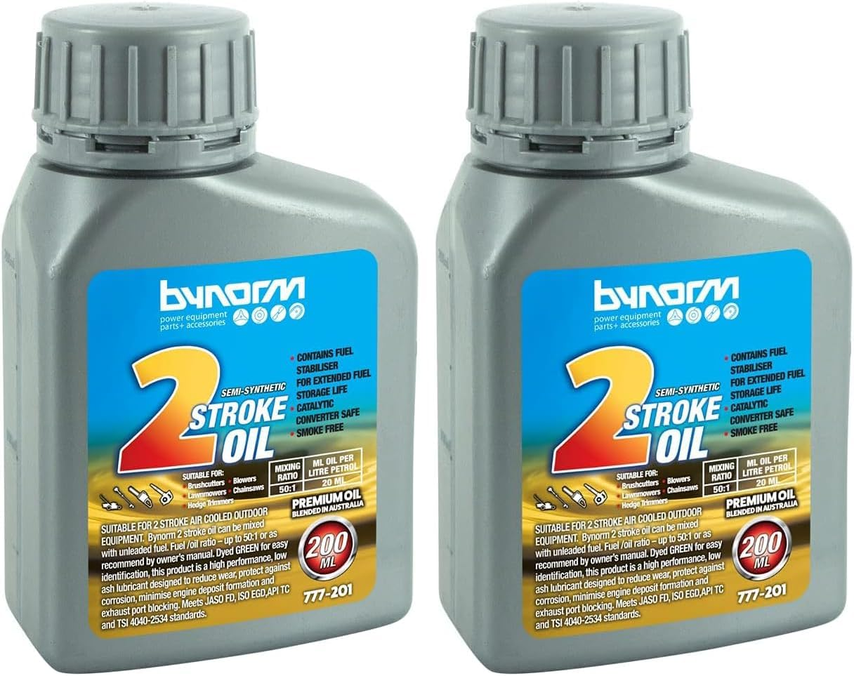 2 Stroke Engine Oil 200 Ml, Multicolour (Pack of 2)