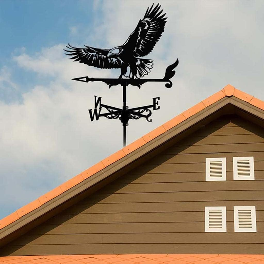 Decorative Weather Vane Garden Mount Yard Stake, Stainless Steel Scene, Eagle image number 5