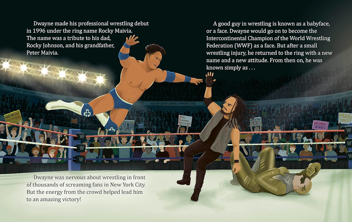 LGB Dwayne Johnson: a Little Golden Book Biography image number 1