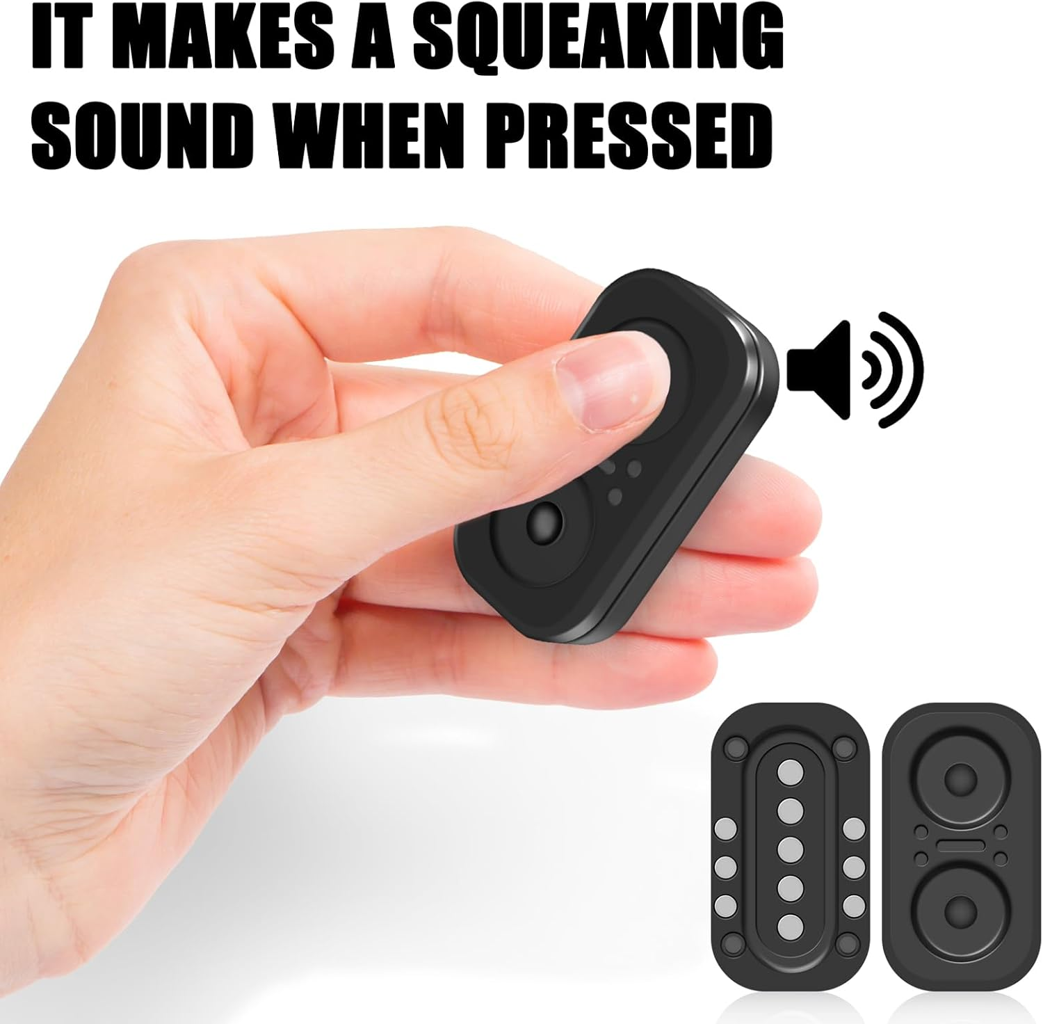 WELANE Fidget Toys,1 PCS Hand Sensory Toys for Relieve Boredom, Anxiety and Stress (Black) image number 1