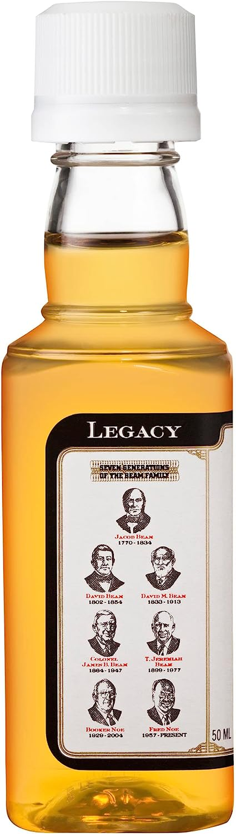 Jim Beam Straight White Bourbon Whiskey 50 Ml (Pack of 2) image number 1