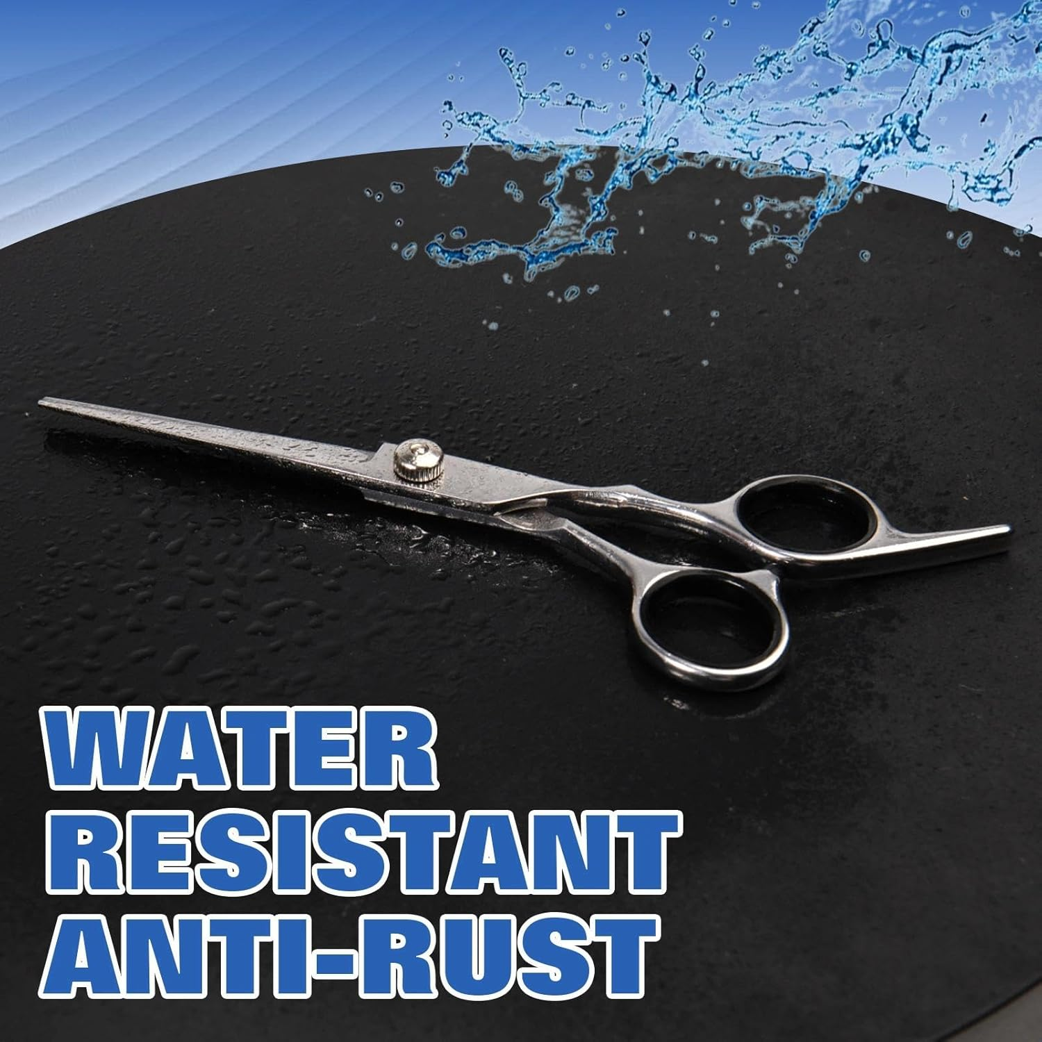 LEONTOOL Hair Scissors with Storage Bag Made of Leather Stainless Steel 6 Inch Total Length Fine Adjustment Tension Screw Professional Hair Scissors Ergonomic Design for Men Women Children and Babies image number 4