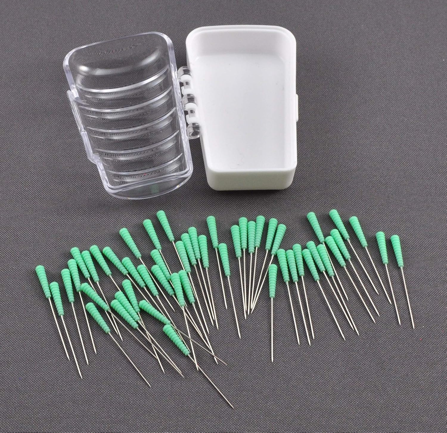 Taylor Seville Originals Comfort Grip Patchwork Fine Magic Pins-Sewing and Quilting Supplies and Notions-Sewing Notions-50 Count image number 2