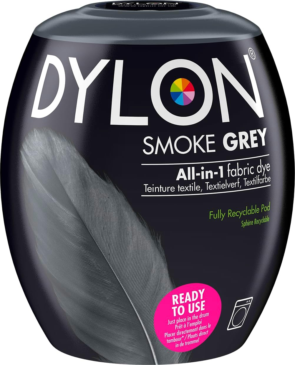Dylon Machine Dye Pod - Smoke Grey, 350G image number 1