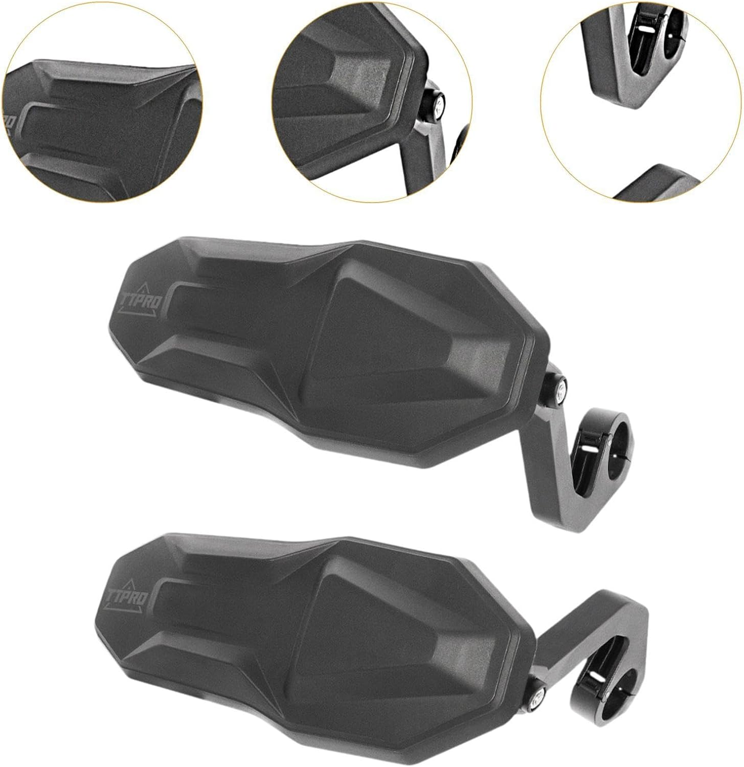 Mountain Bike Hand Guards Bicycle Handlebar Hand Guards Universal Easy to Install Hand Protectors image number 1