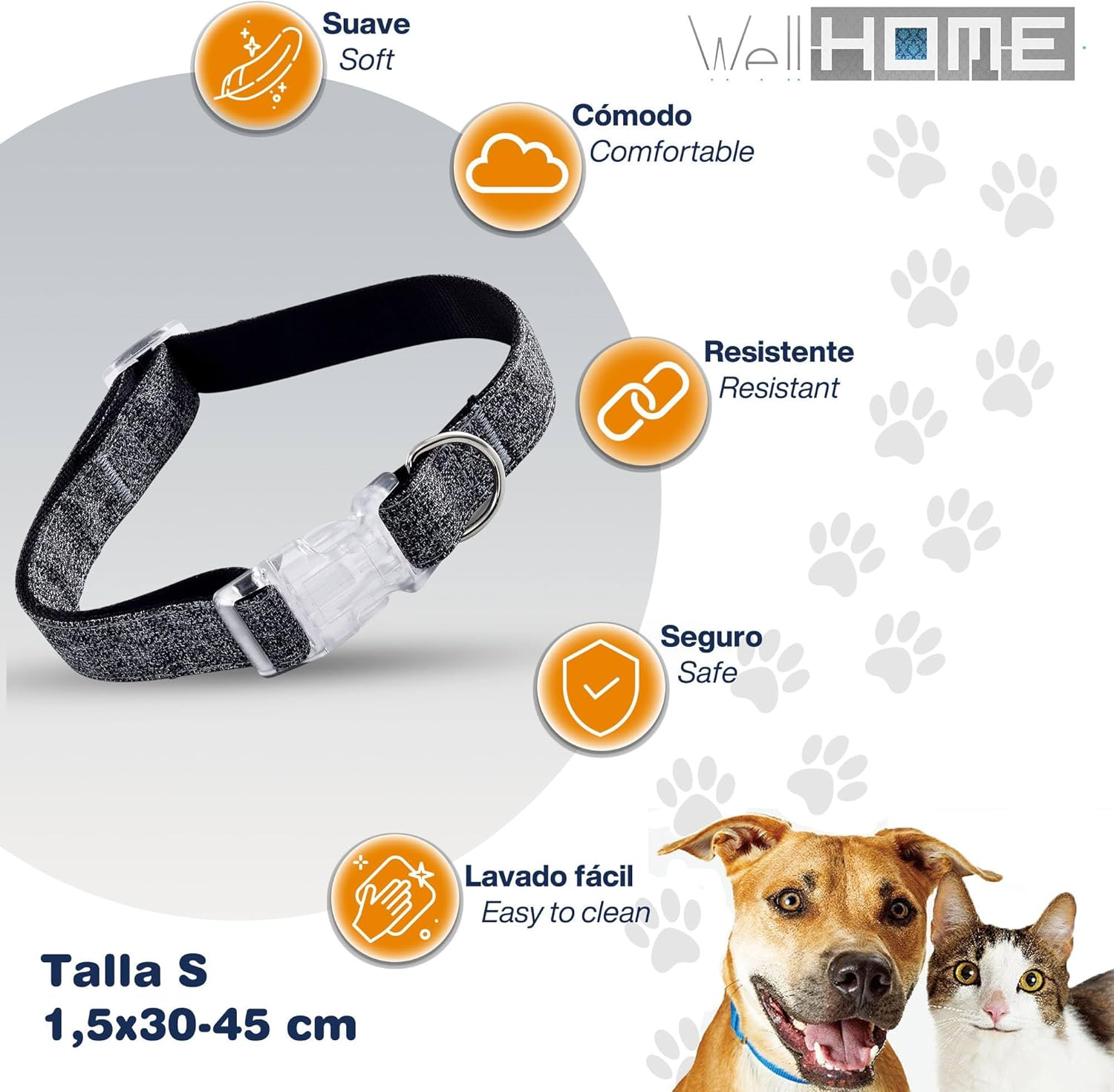 Hearts&Homies Dog Collars Small Pack of 2