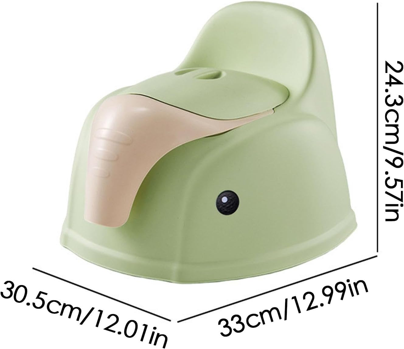 Potty Training Toddler Toilet Seat, Baby Potty with Splash Guard, Travel Potty Training Toilet for Children, Infant Potties Training Chair for Indoor Home and Outdoor image number 3