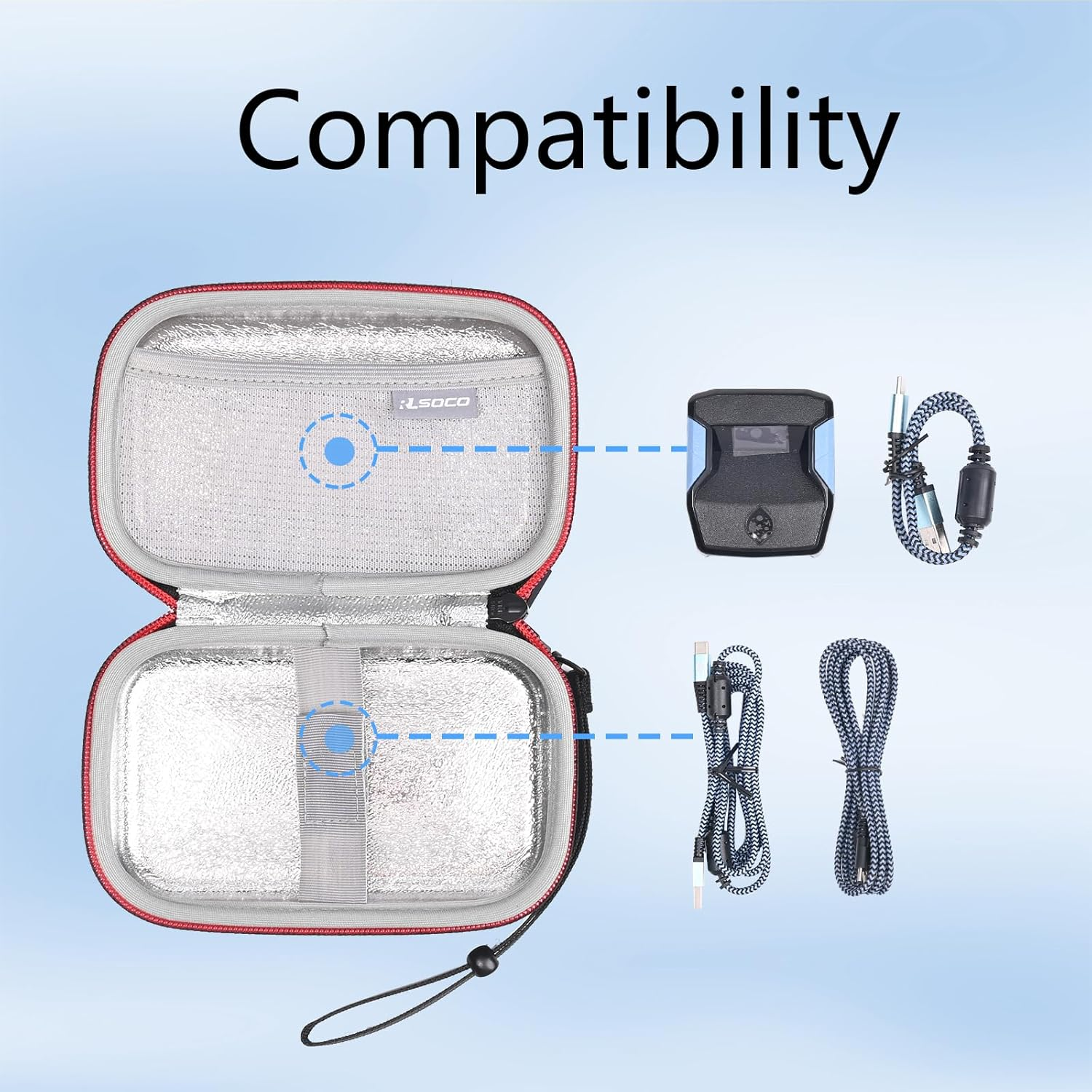 RLSOCO Case for Cronus Zen Controller Emulator, Hard Carrying Case, Dust- and Water-Resistant - Black (Case Only) image number 5