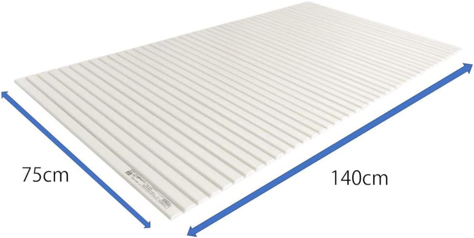 Ohe 77035 Bath Lid, White, Approx. Length 29.5 X Width 55.1 Inches (75 X 140 Cm), Bath Lid, L-14, Shutter Type, Thin, Lightweight, Mildew Resistant, Ivory image number 1