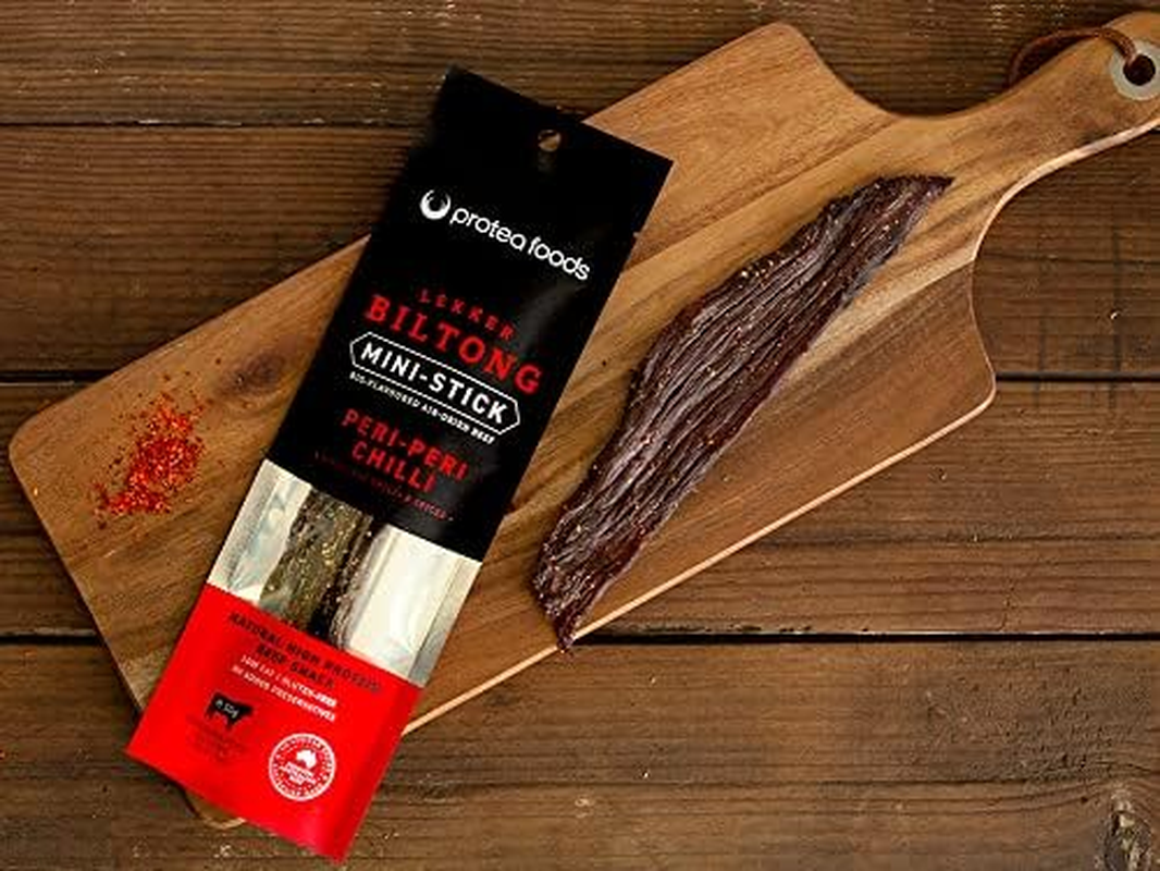 Protea Foods Peri Peri Chilli Lekker Biltong Mini-Sticks - 30G image number 1