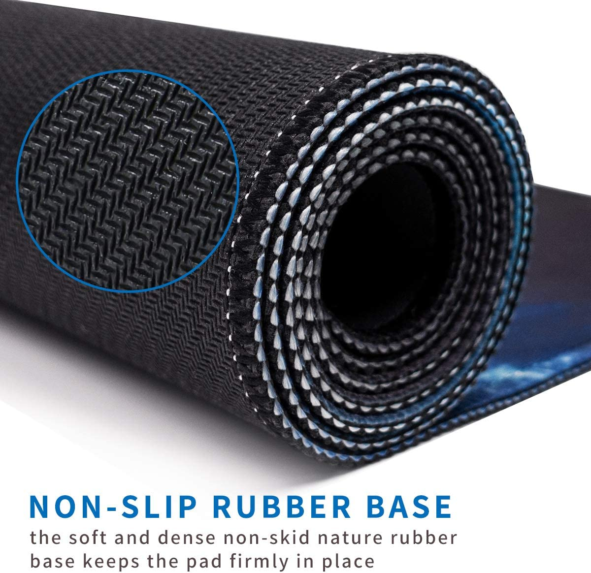 Mouse Pad-Exco Thick Smooth Extra Large Gaming Mat Smooth Surface Non-Slip Rubber Mouse Pad with Designs for Office and Gamers (Dawn) image number 5