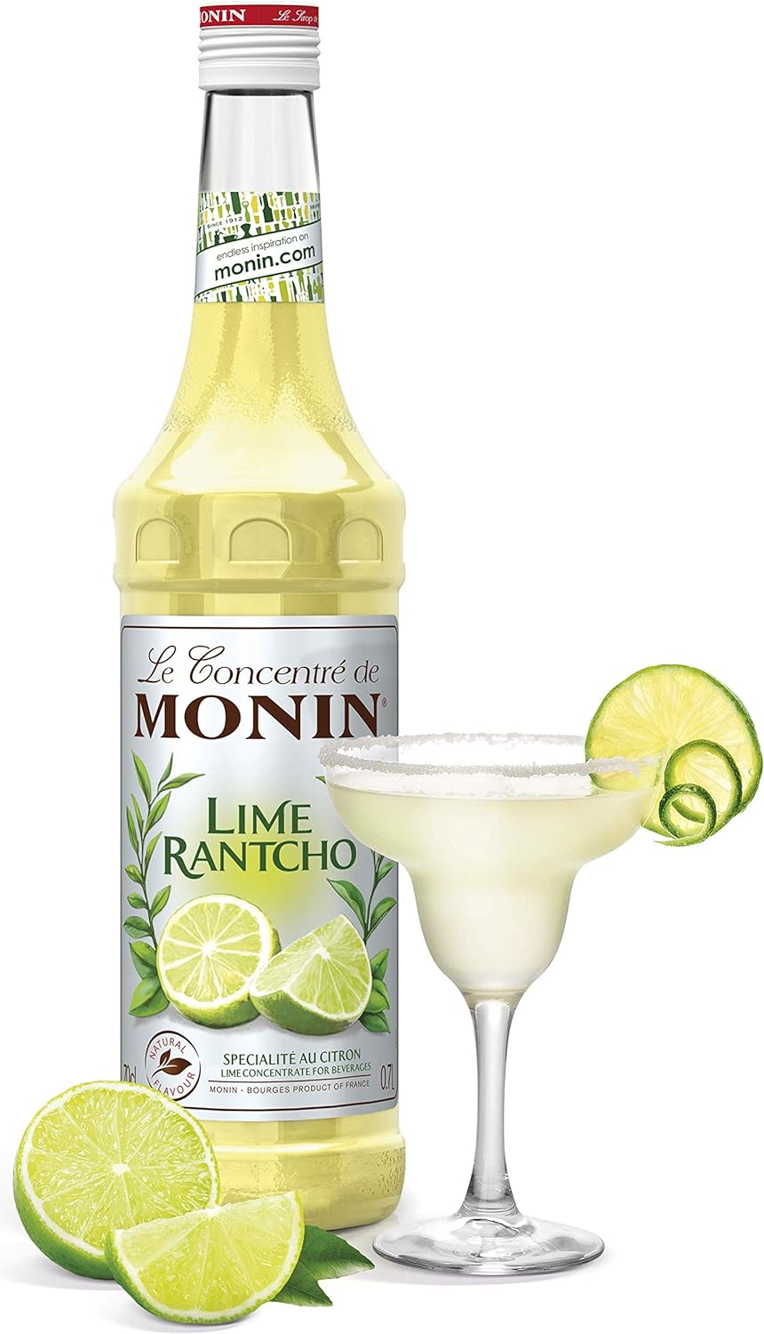 MONIN Lime Rantcho Syrup, 700 Ml image number 5