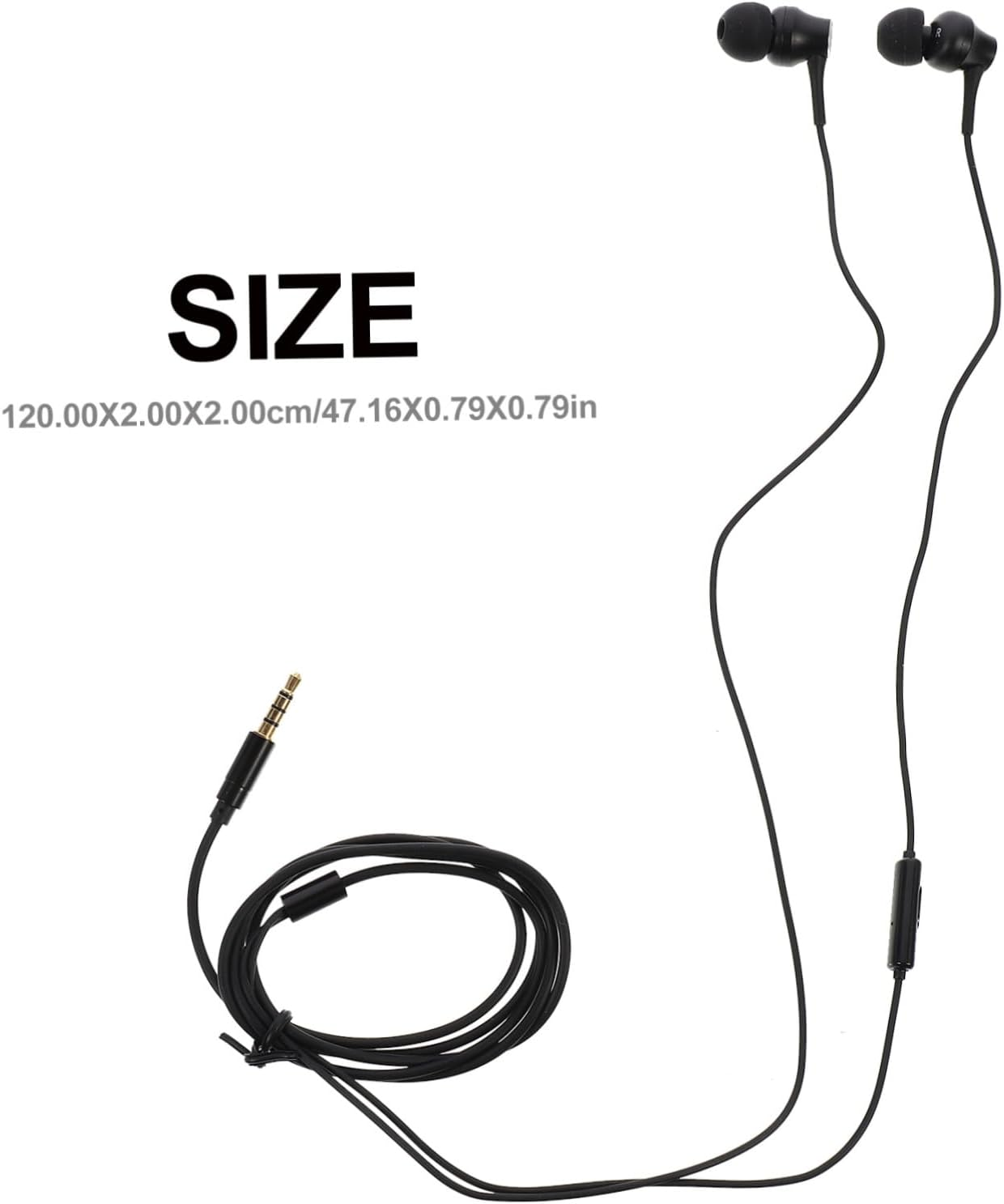 GARIOUANS Ergonomic In-Ear Earbud Headphones Wired Jack for Phone Tablet Laptop Comfortable Fit with Sound Isolation and Long Wear Design Random Color image number 5