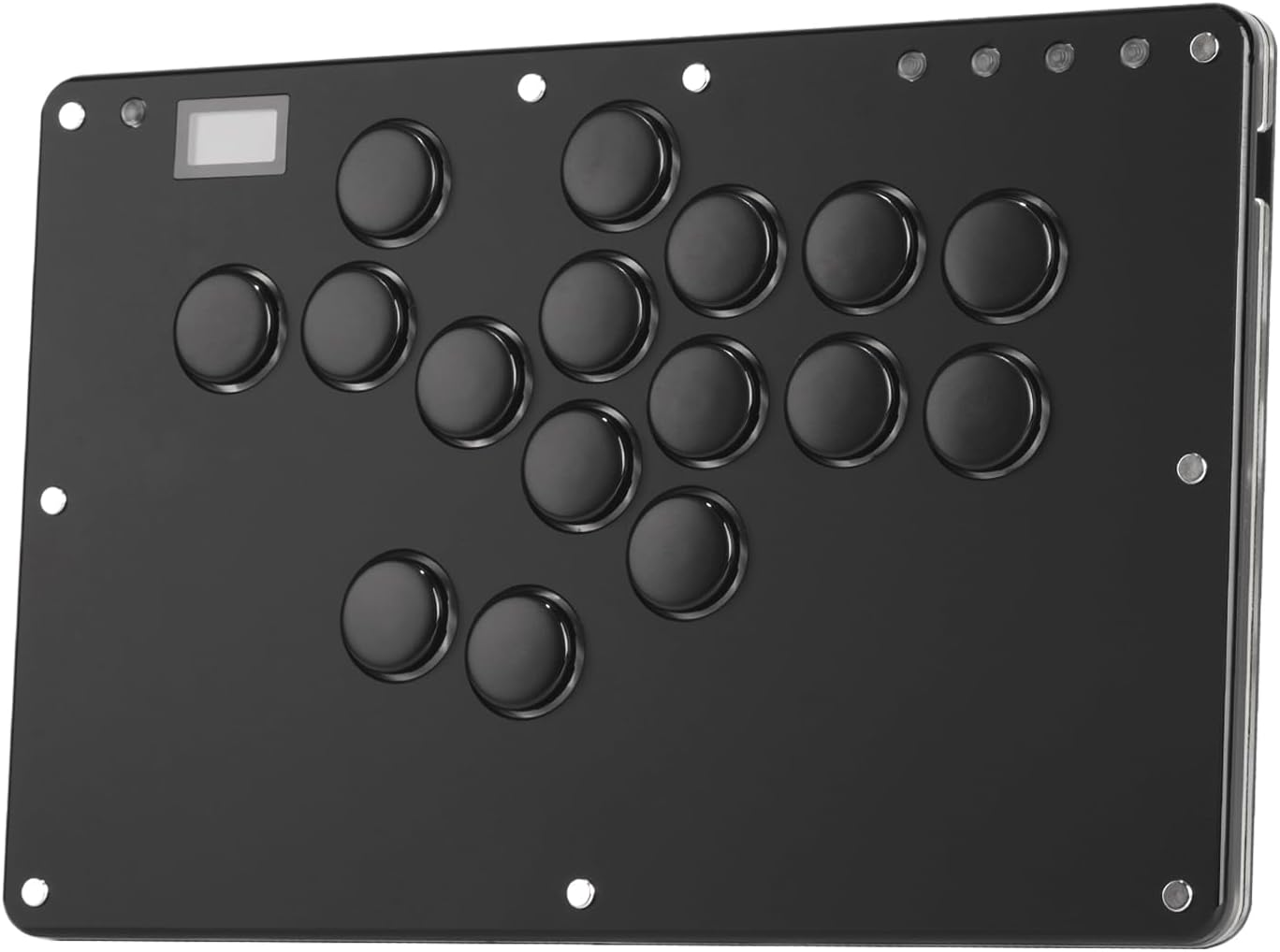 ONEED Haute42 Leverless Controller Arcade Stick T16: Leverless Controller T16 Black,Leverless Arcade Stick for Pc/Ps3/Ps4/Switch Game,Crystal Low-Profile Switch Arcade Stick Support Hot Swap & SOCD image number 5