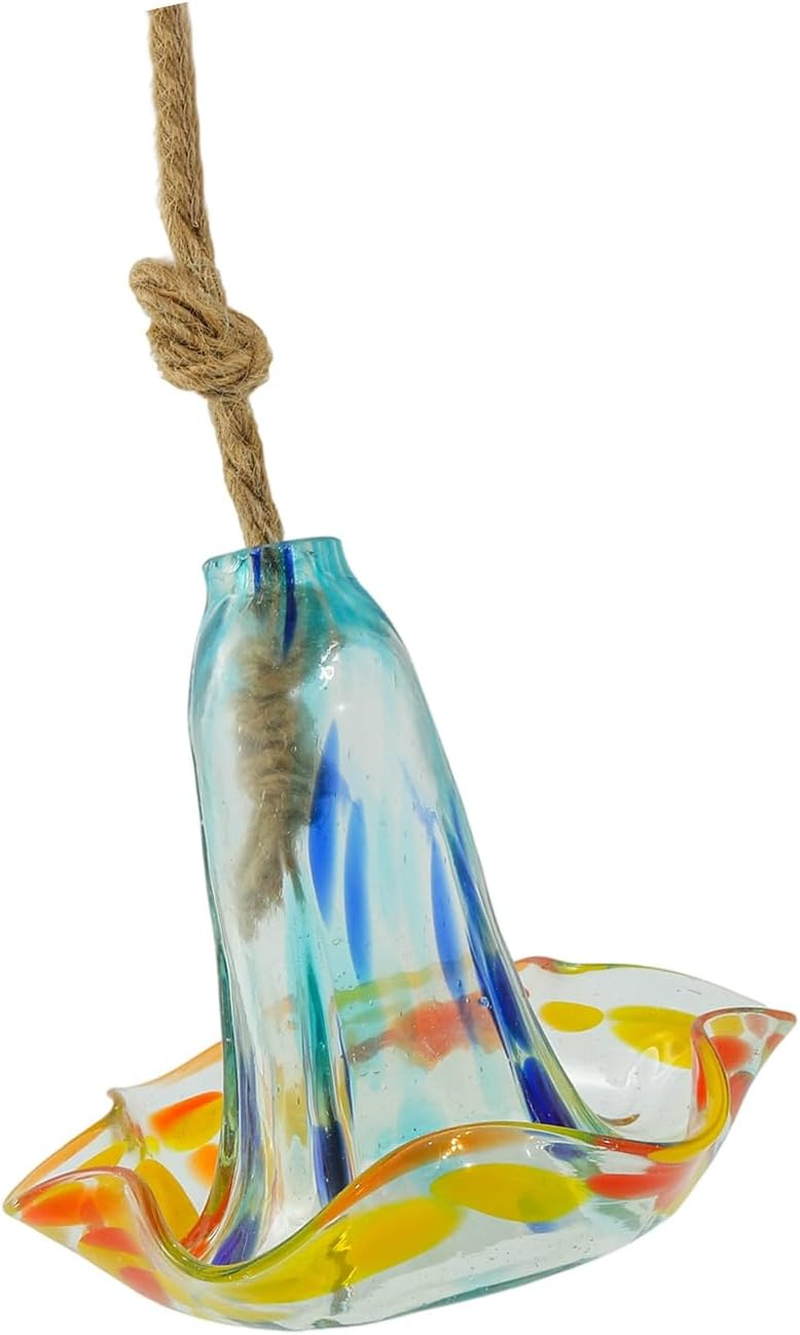 Glass Hummingbird Feeder Outdoor Waterer Fit for Natural Habitats Bird Lovers Easy Setup Garden Decoration Hummingbird Attractor Feeder Weather Resistant