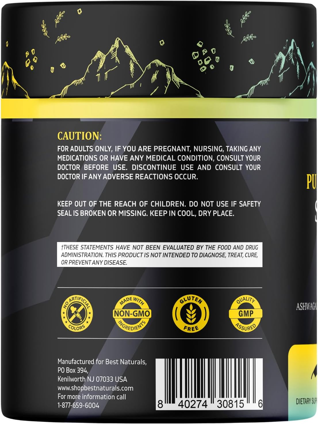 Best Naturtals Pure Himalayan Shilajit Gummies - 60 Ct - Made with Ashwagandha, Black Musli, and Gokshura image number 3