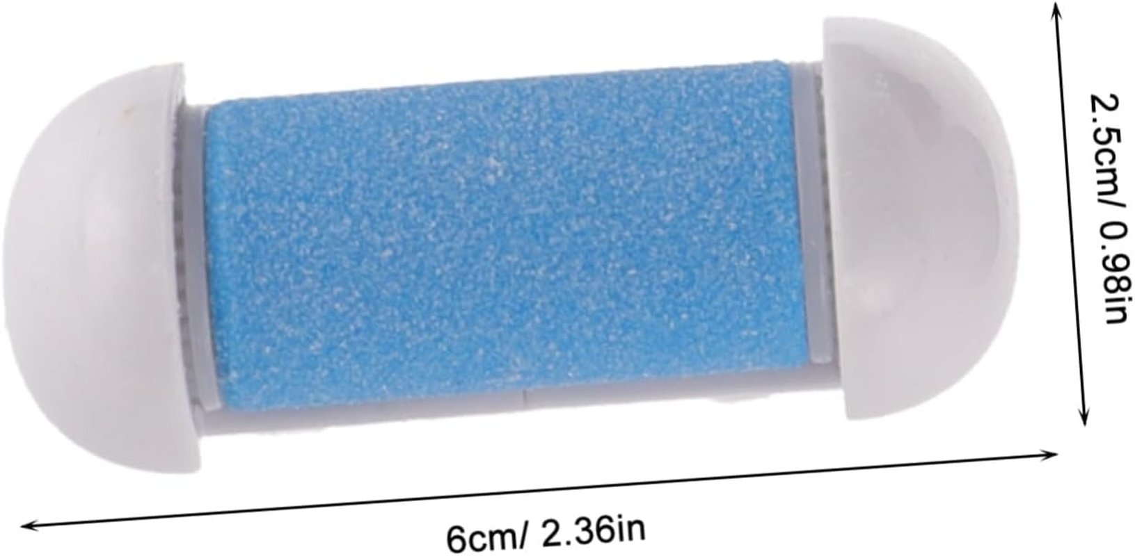 Ipetboom 12Pcs Foot Scrubber Heads Pedicure Roller Replacements Callus Remover for Feet image number 3