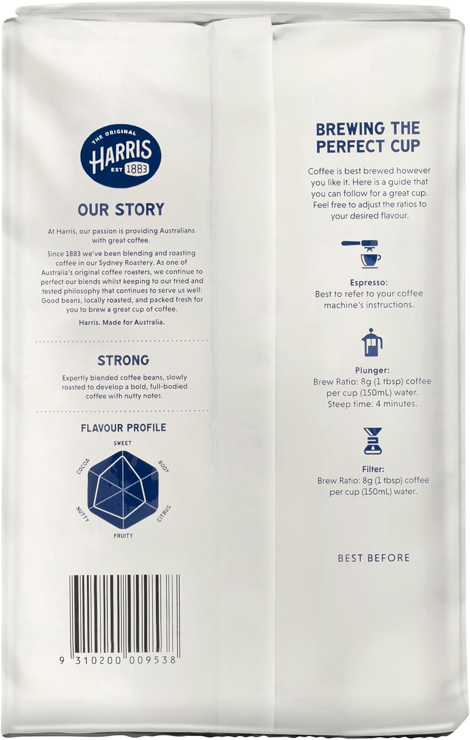 Harris Strong Ground Coffee, 1Kg