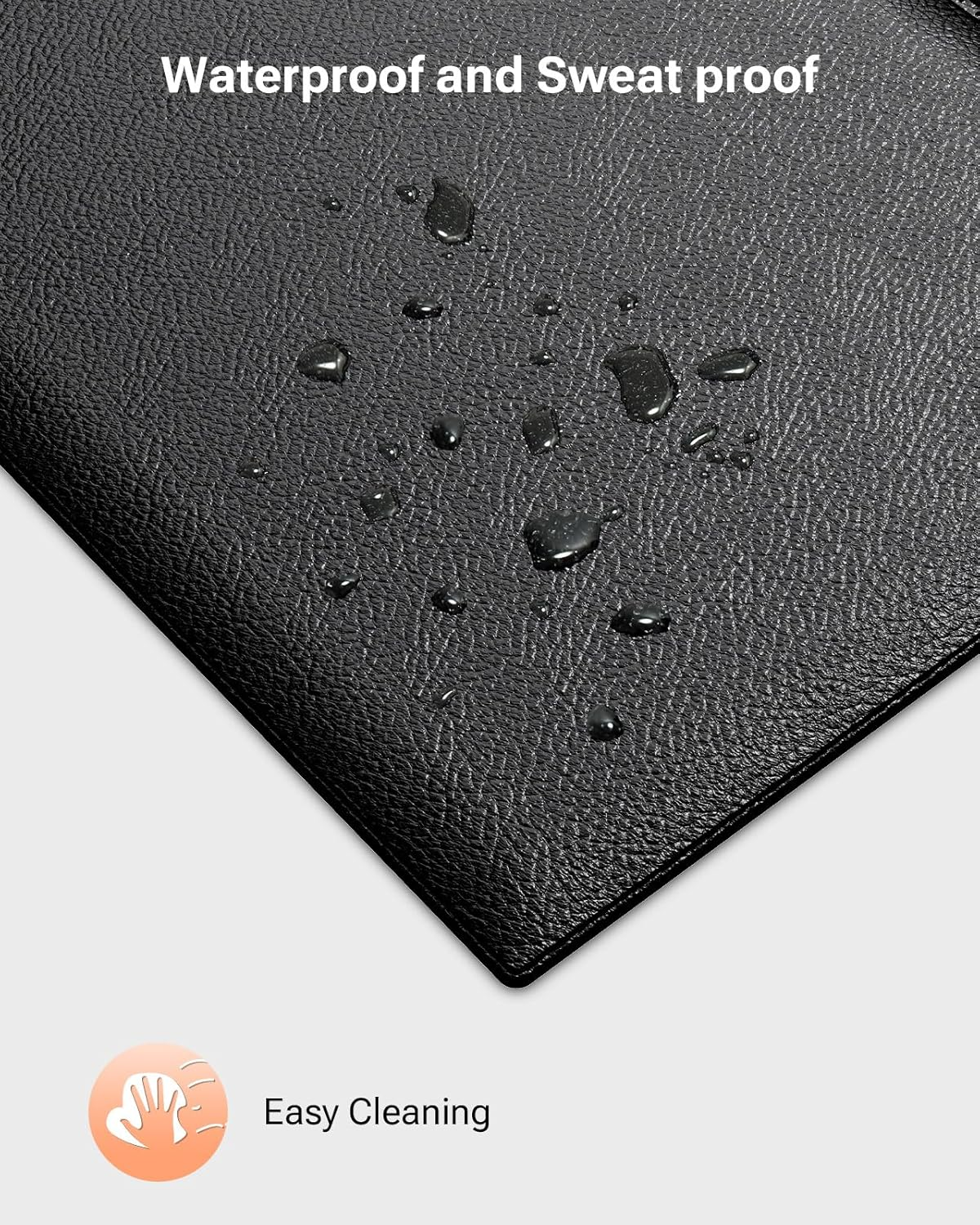 UREVO Foldable Treadmill Mat, Exercise Bike Mats for Home Gym Workout, Waterproof Non-Slip Exercise Equipment Mat Floor Protector for Indoor Cycles, Rowing Machine, Elliptical image number 3