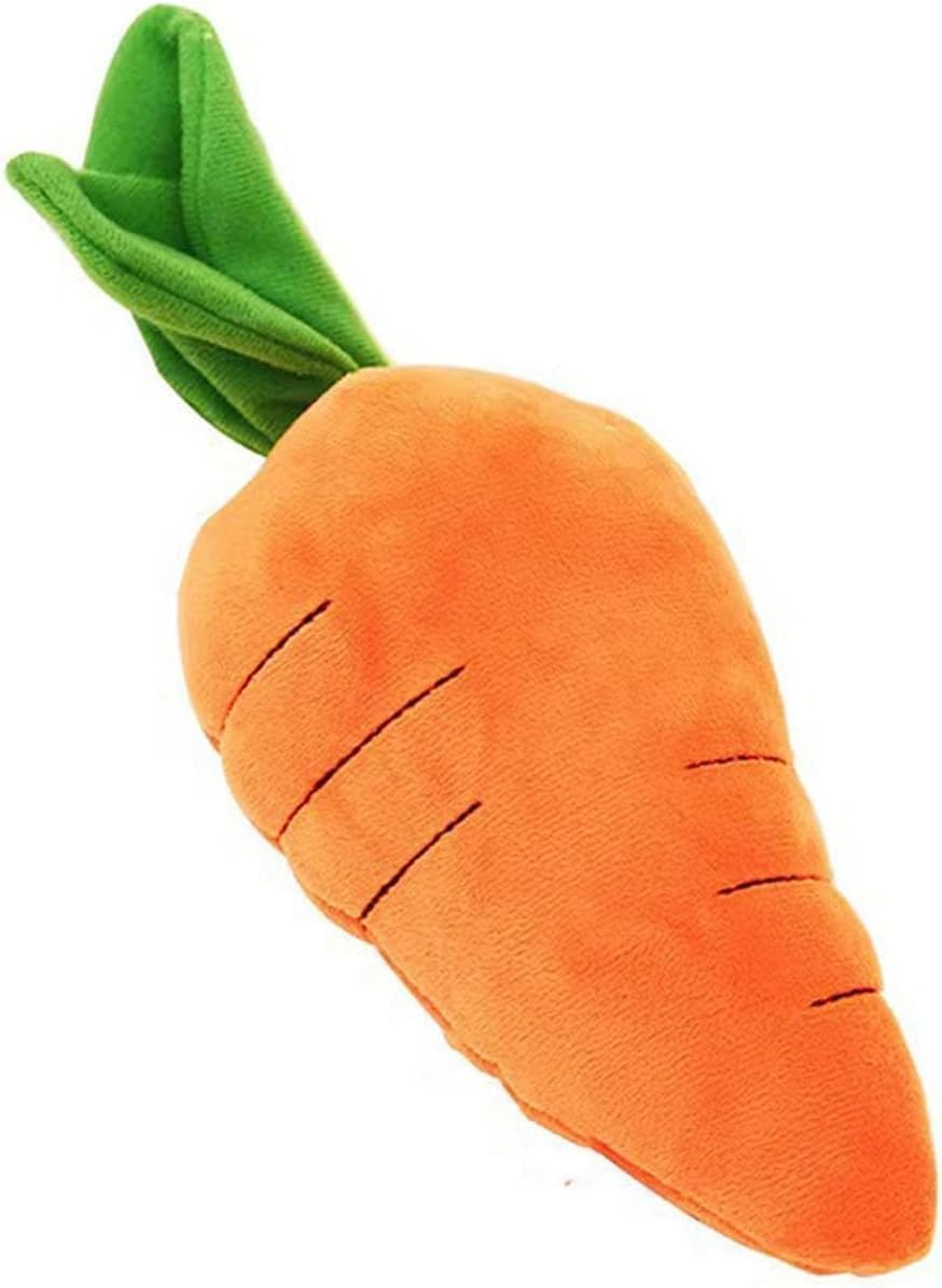 Wyjuan Crinkle Dog Toy for Small, Medium, Large Breeds, Cute Carrot with Soft Squeaker, Best Pet Supplies Carrot Shape Pet Plush Toy with Sound, Bite-Resistant Soft Comfortable Dog Squeak Toys image number 5