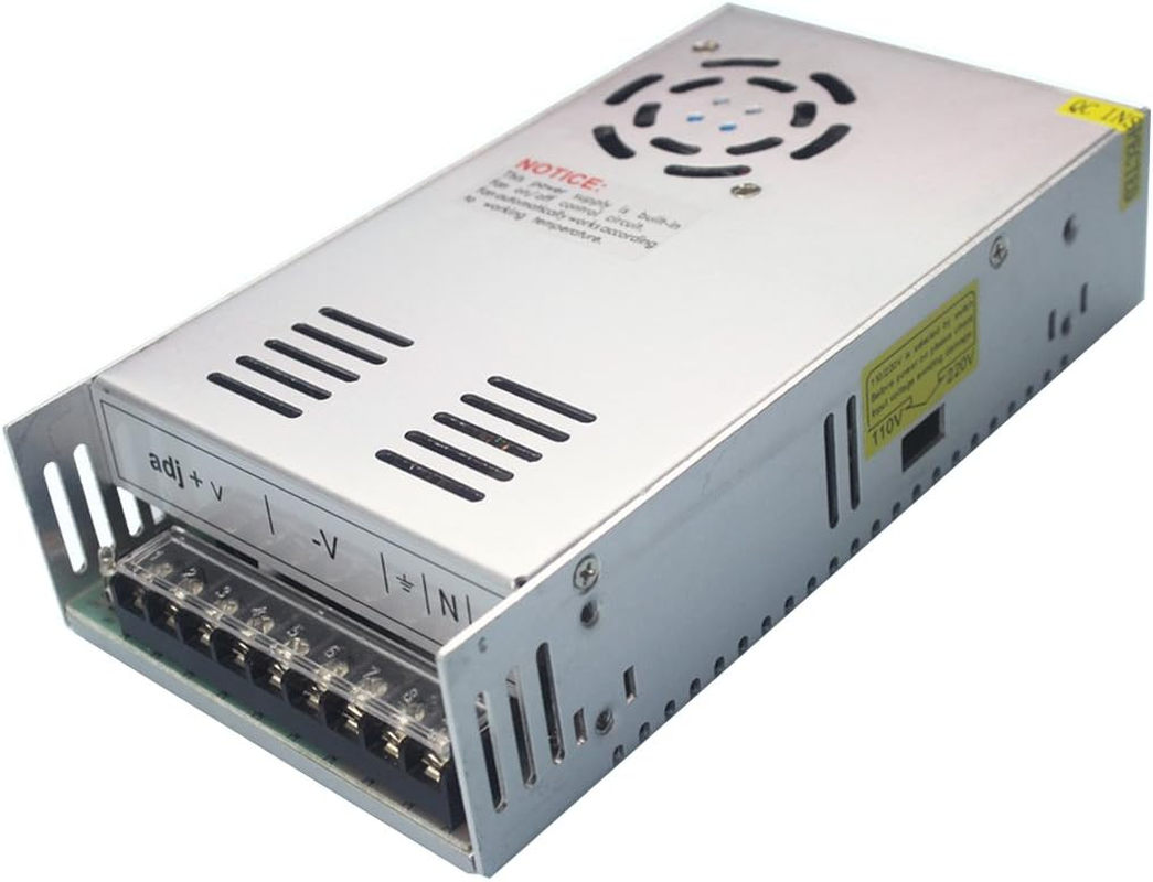 Joynano DC36V 10A Switching Power Supply 360W AC-DC Converter Transformer for Brake Machine Industrial Automation CNC Stepper Motor and More [Upgraded Version]