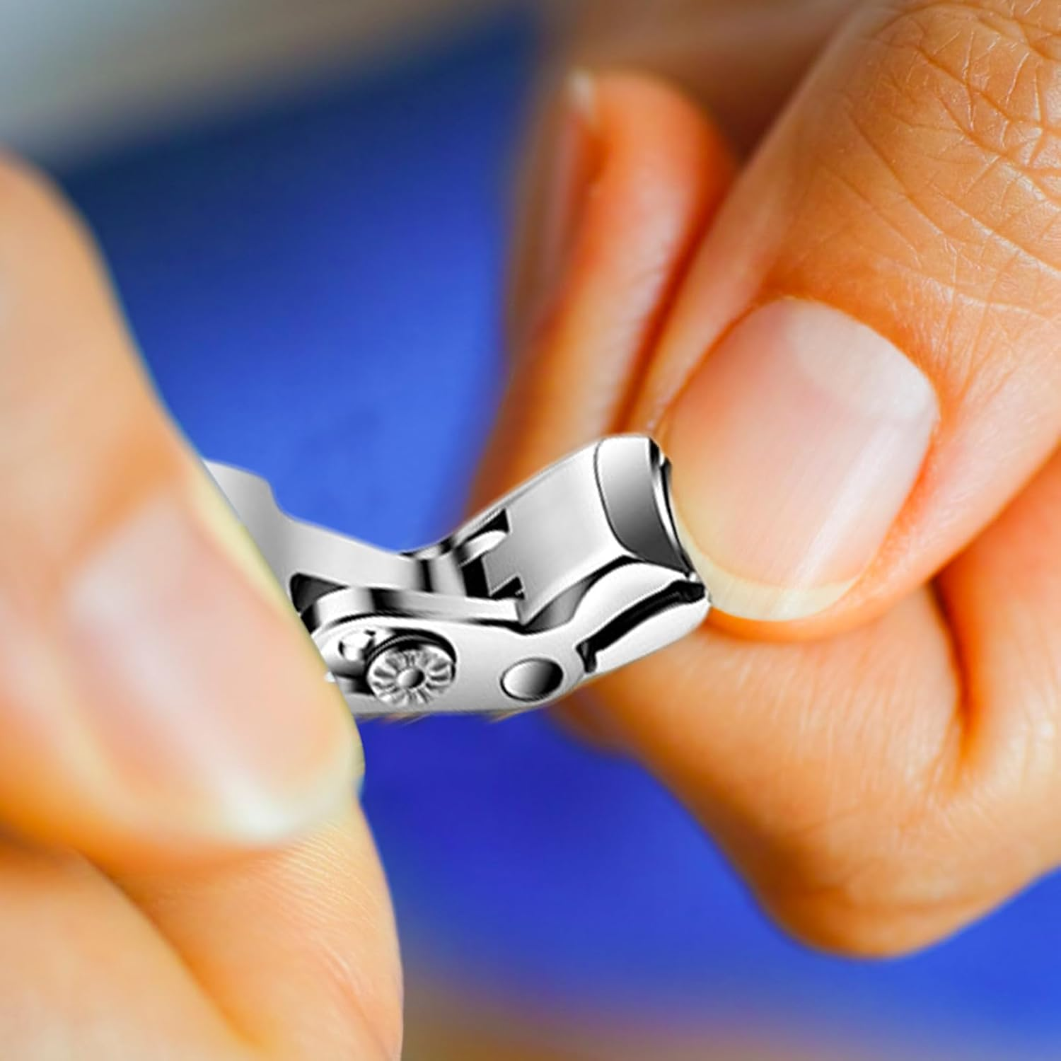 Angled Nail Clipper, Ergonomic Long Handle Nail Edge Trimmer Cutter Clipper, Cutting Clippers Professional Manicure Tool Cutter for Seniors Men Women image number 3