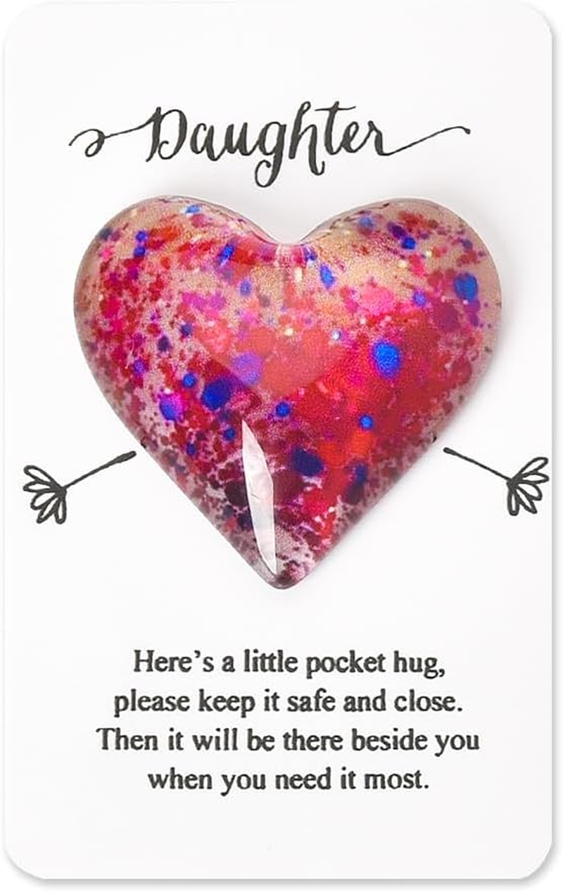 Inspirational Pocket Hug Token Gifts for Daughter Son Encouragement Gifts for Son Daughter Graduation Birthday Gift Ideas image number 1