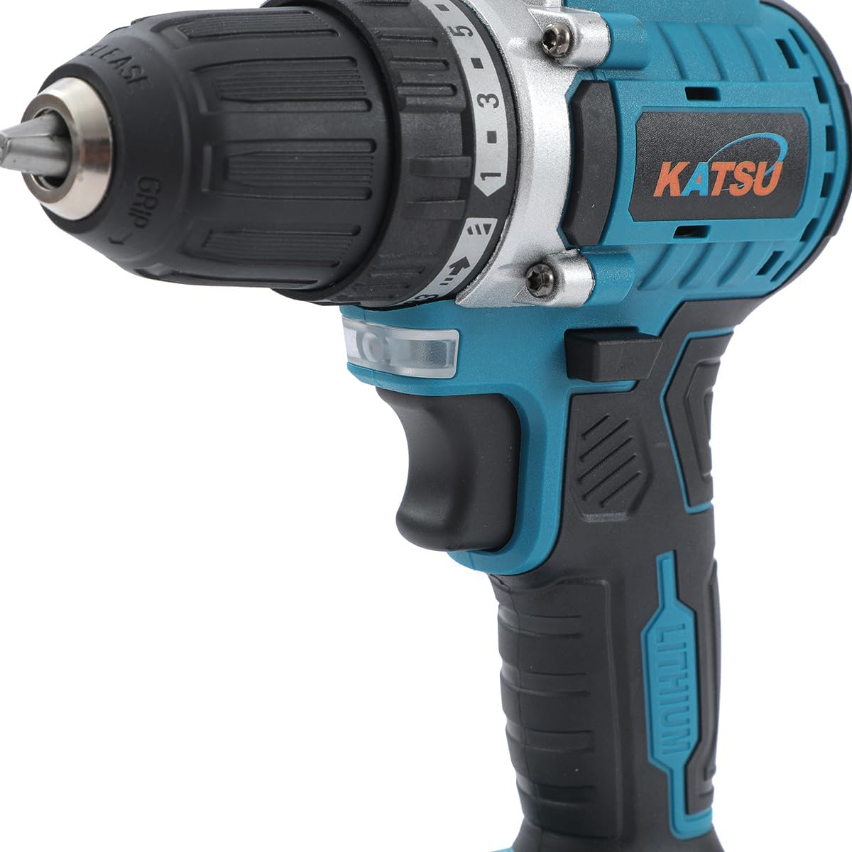 KATSU FIT-BAT 21V Brushless Cordless Drill Driver, 10Mm Keyless Chuck, 2 Gear Speed and LED Light, Ideal for Home DIY Tasks, No Battery and Charger 102360 image number 2