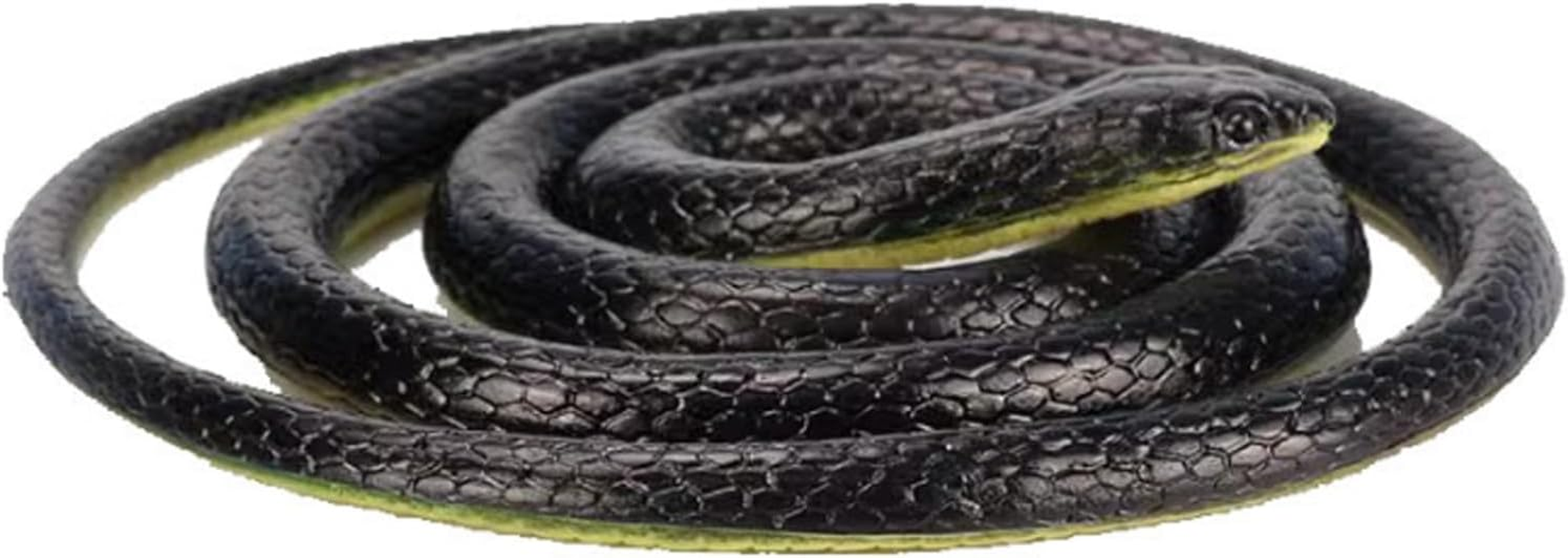 Realistic Rubber Snake Toy, 125Cm Long, Lifelike Garden Prop, Versatile Prank Tool for Parties and Festive Fun image number 3